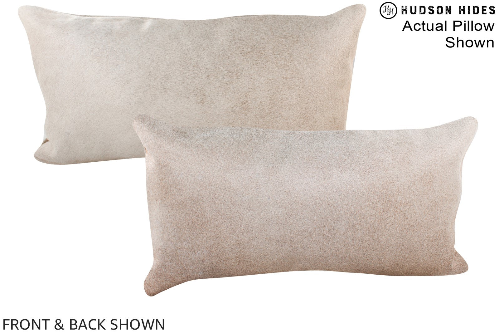 Champagne Cowhide Pillow #A16103