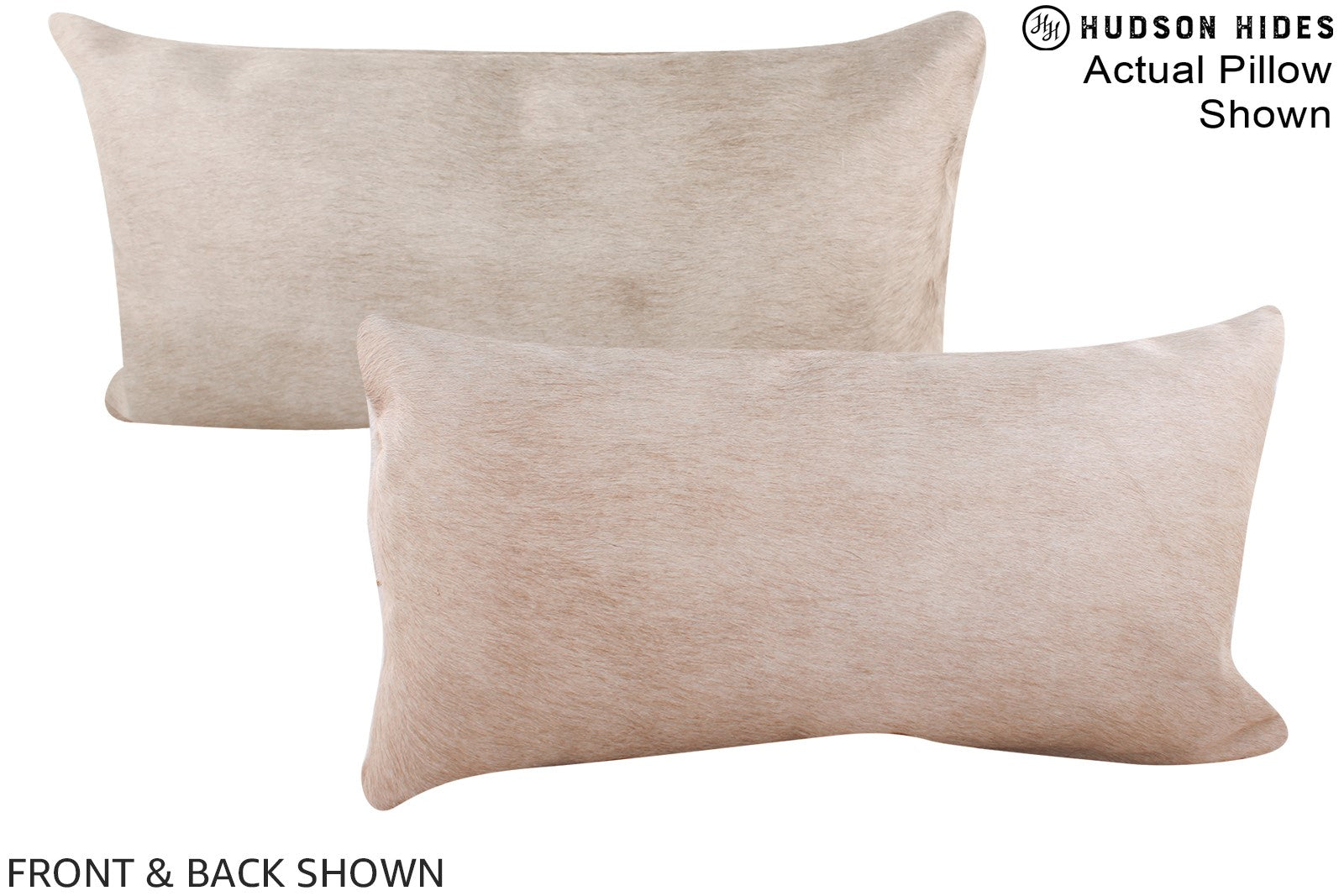 Champagne Cowhide Pillow #A16104