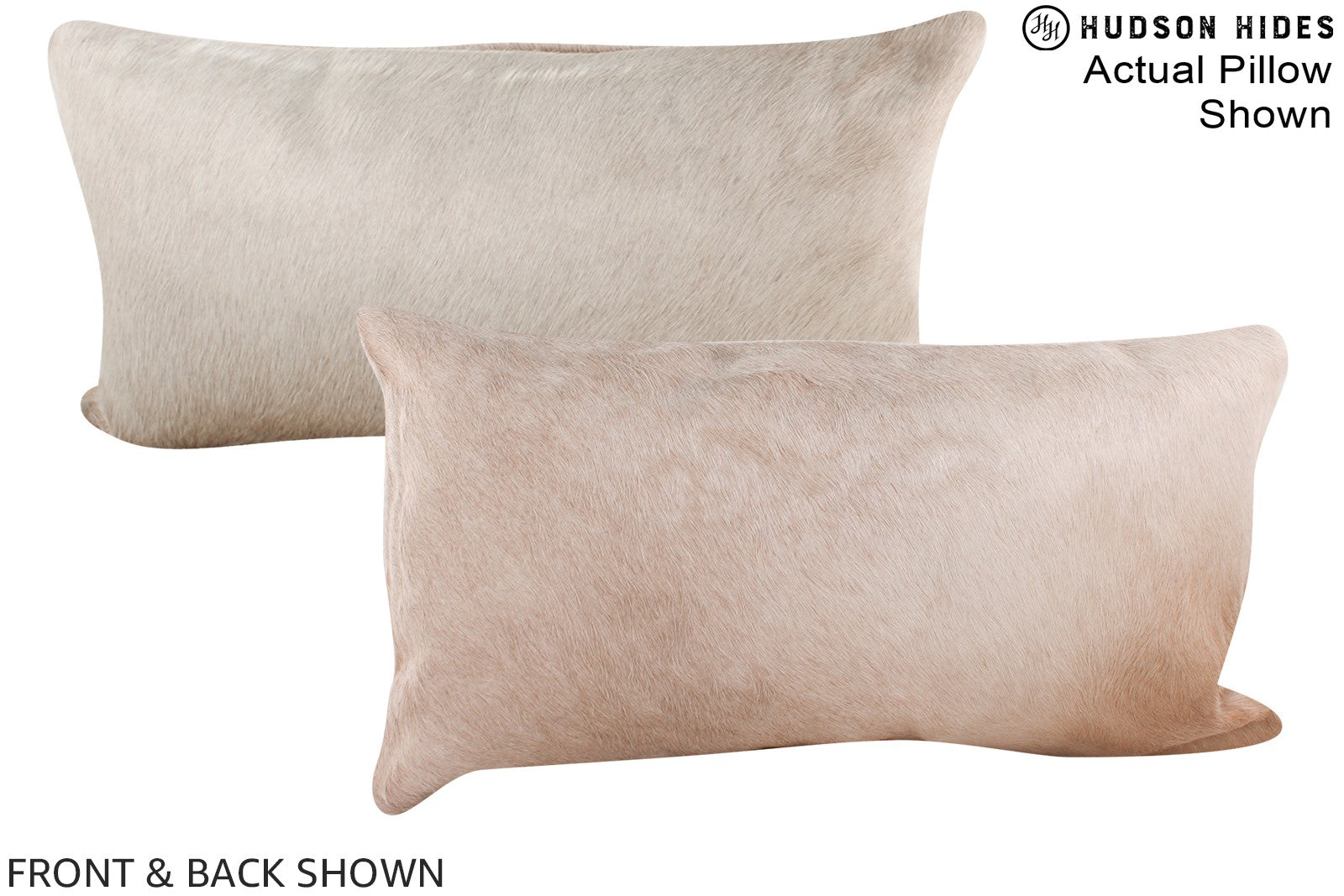 Champagne Cowhide Pillow #A16105