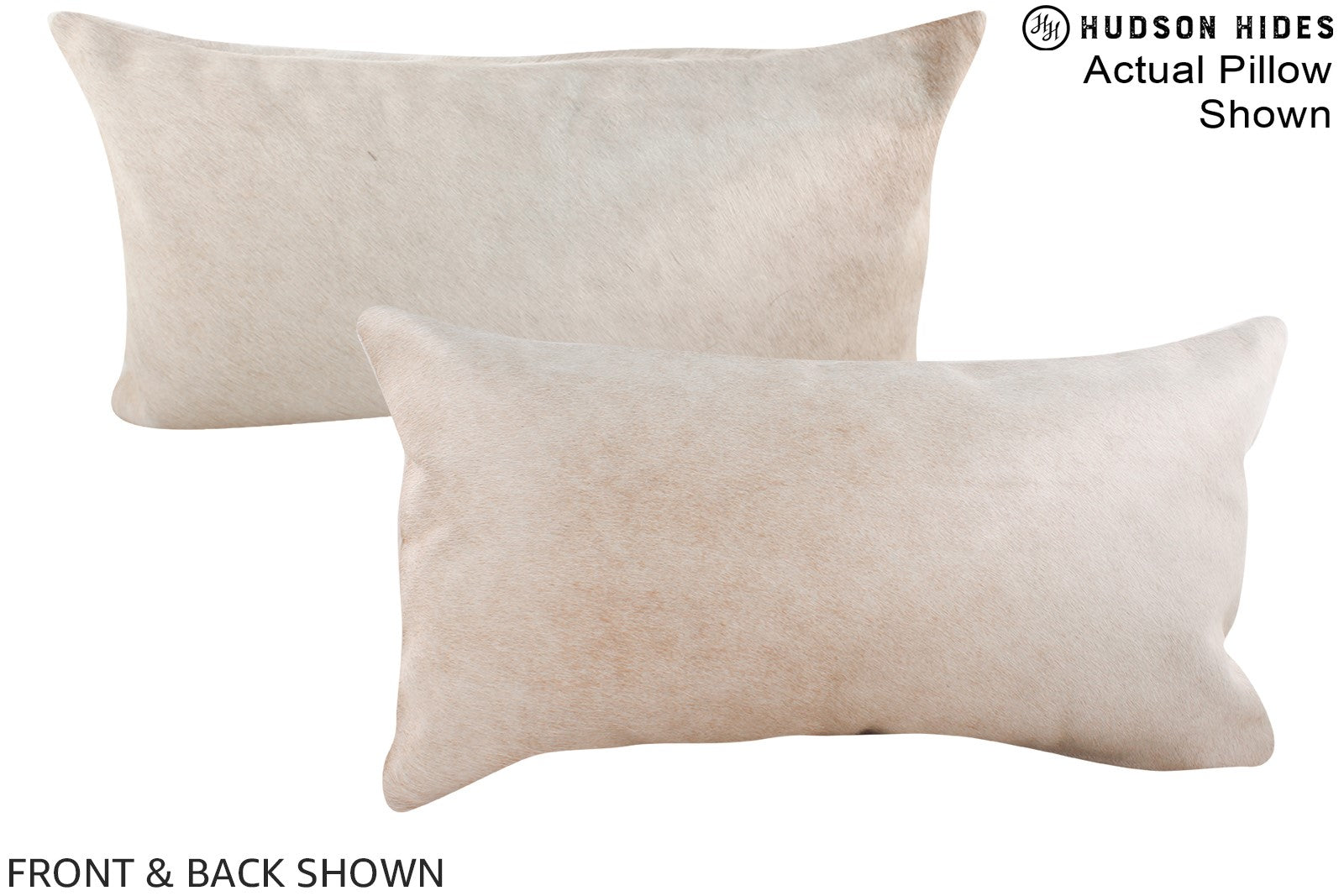 Champagne Cowhide Pillow #A16111