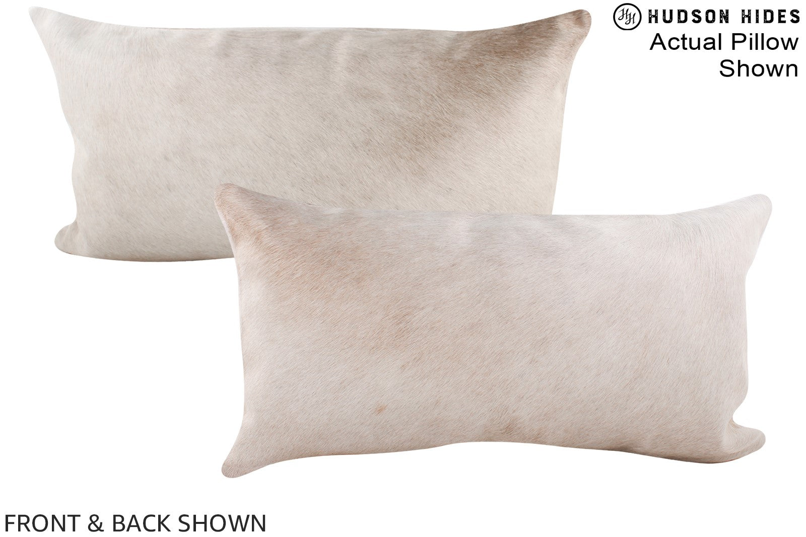 Champagne Cowhide Pillow #A16117