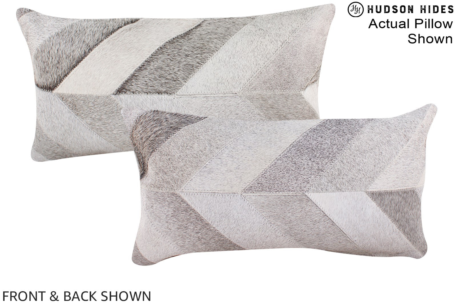 Patchwork Cowhide Pillow #A16156