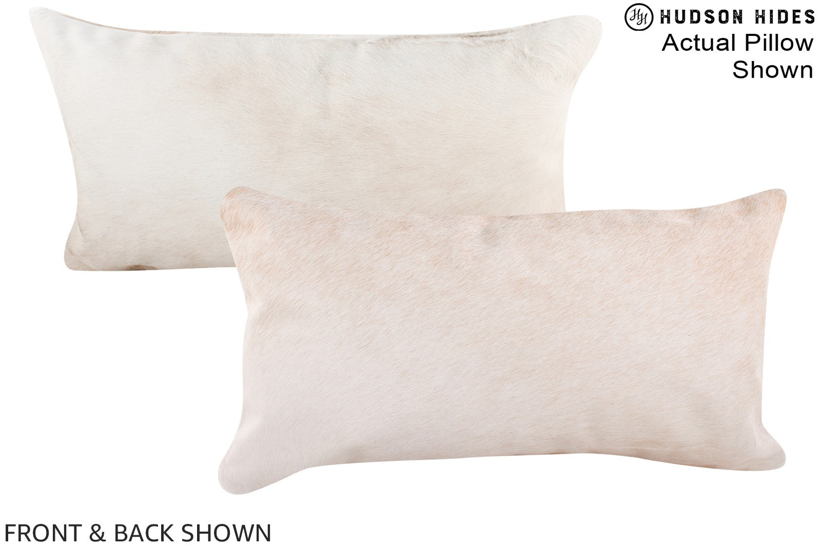 Champagne Cowhide Pillow #A16239