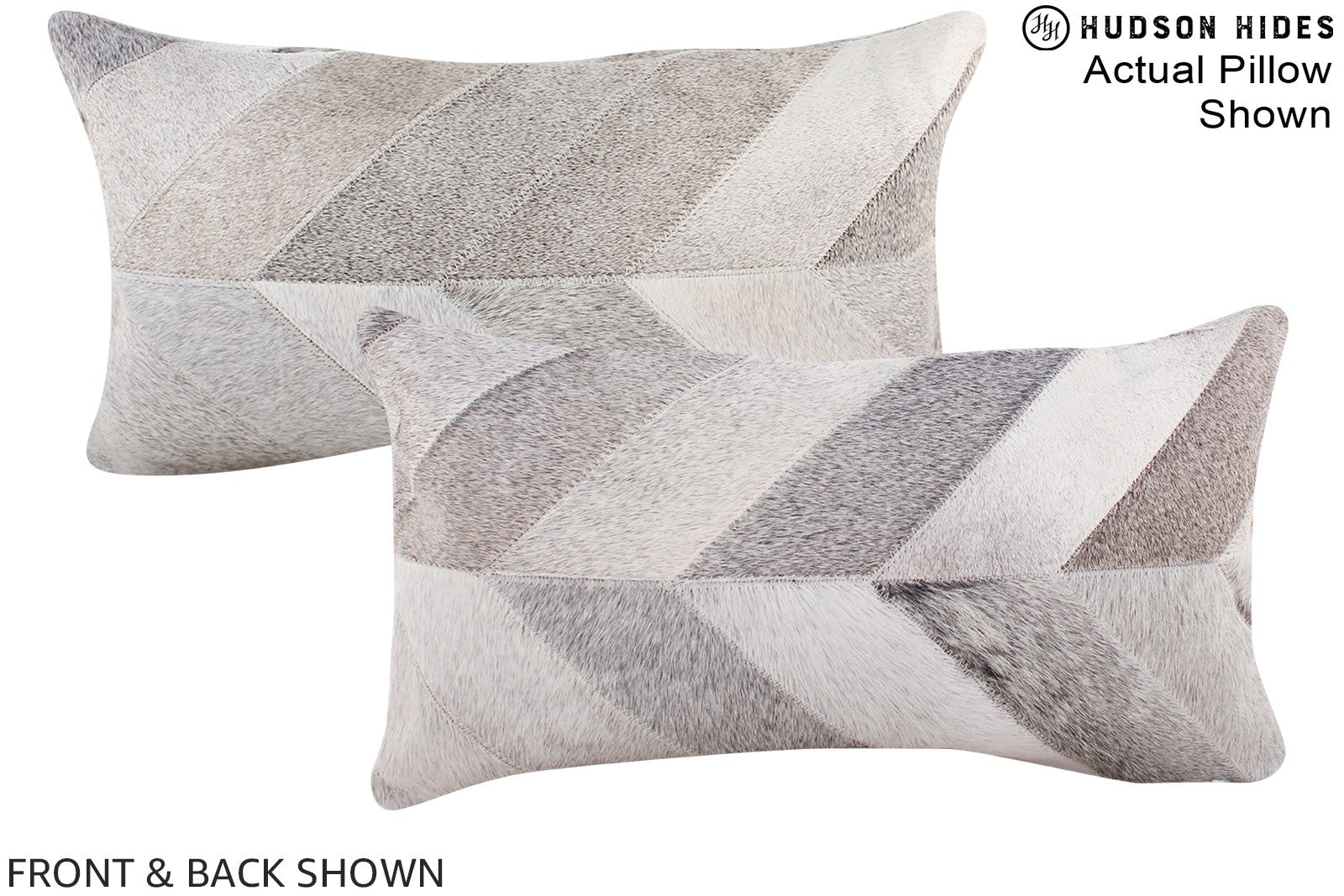 Patchwork Cowhide Pillow #A16255