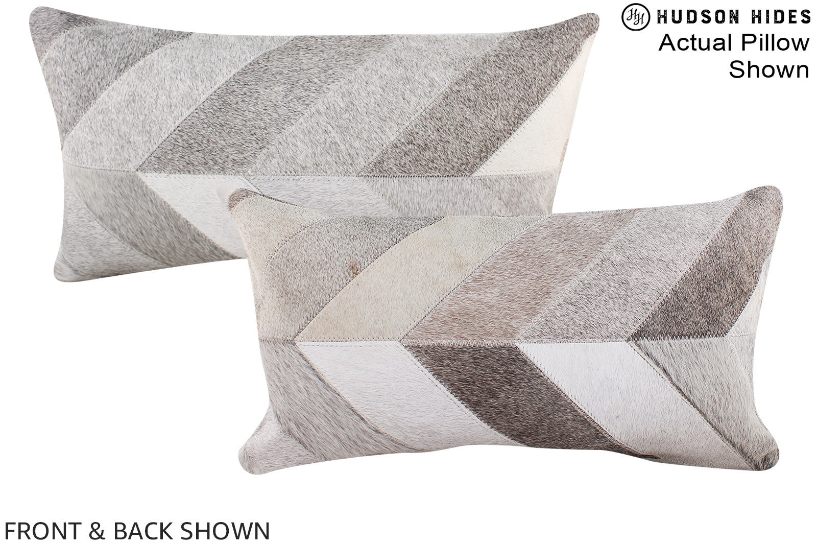 Patchwork Cowhide Pillow #A16288