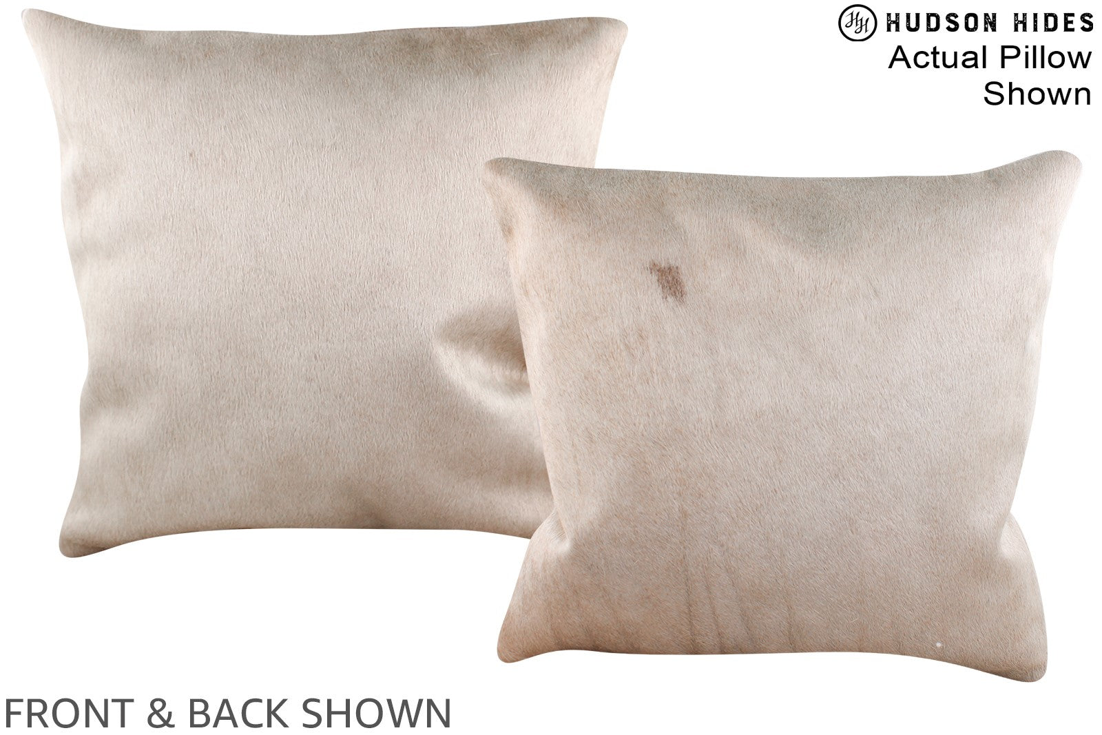 Champagne Cowhide Pillow #A16399