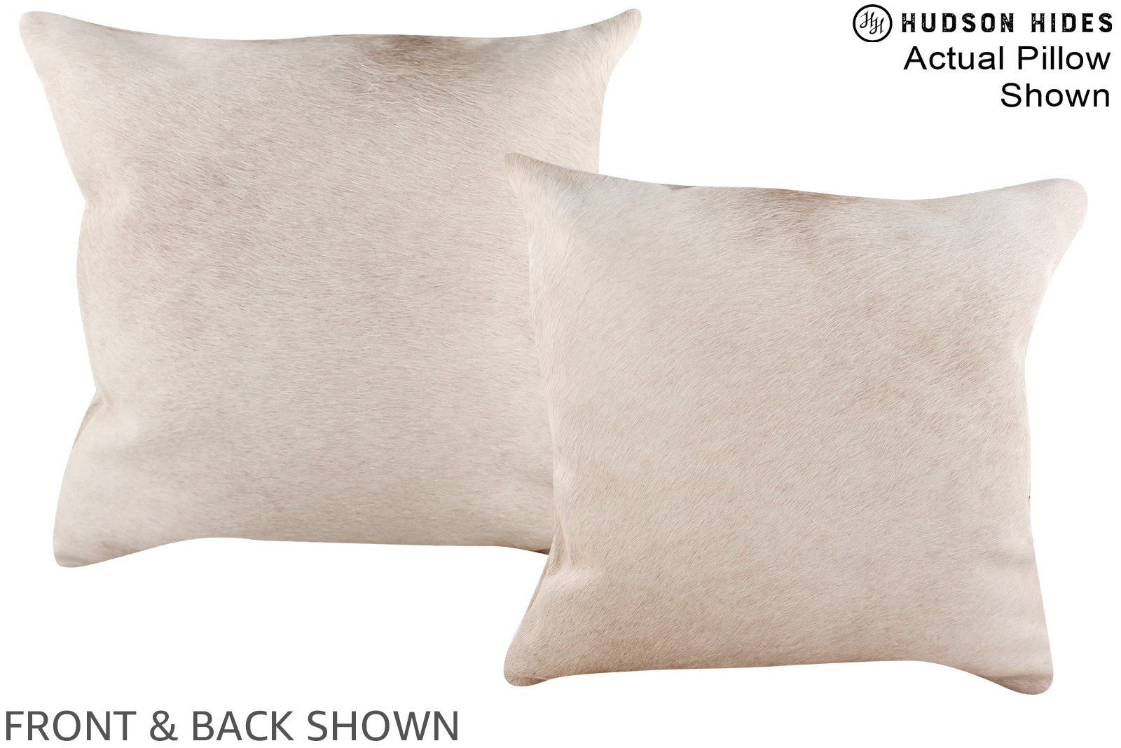 Champagne Cowhide Pillow #A16404