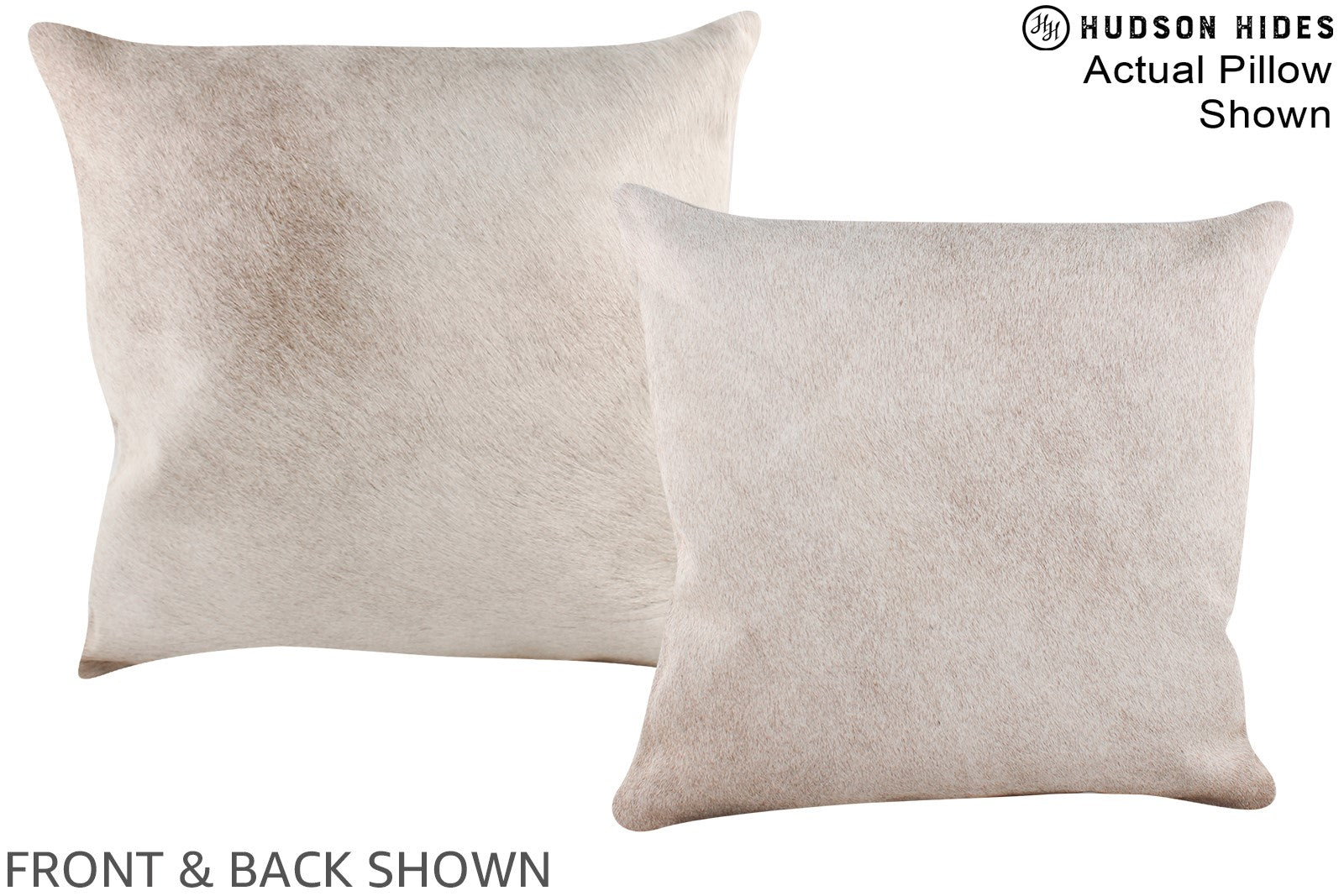 Champagne Cowhide Pillow #A16411