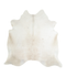 Ivory with Beige X-Large Brazilian Cowhide Rug 6'10