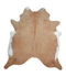 Beige XX-Large Brazilian Cowhide Rug 7'5