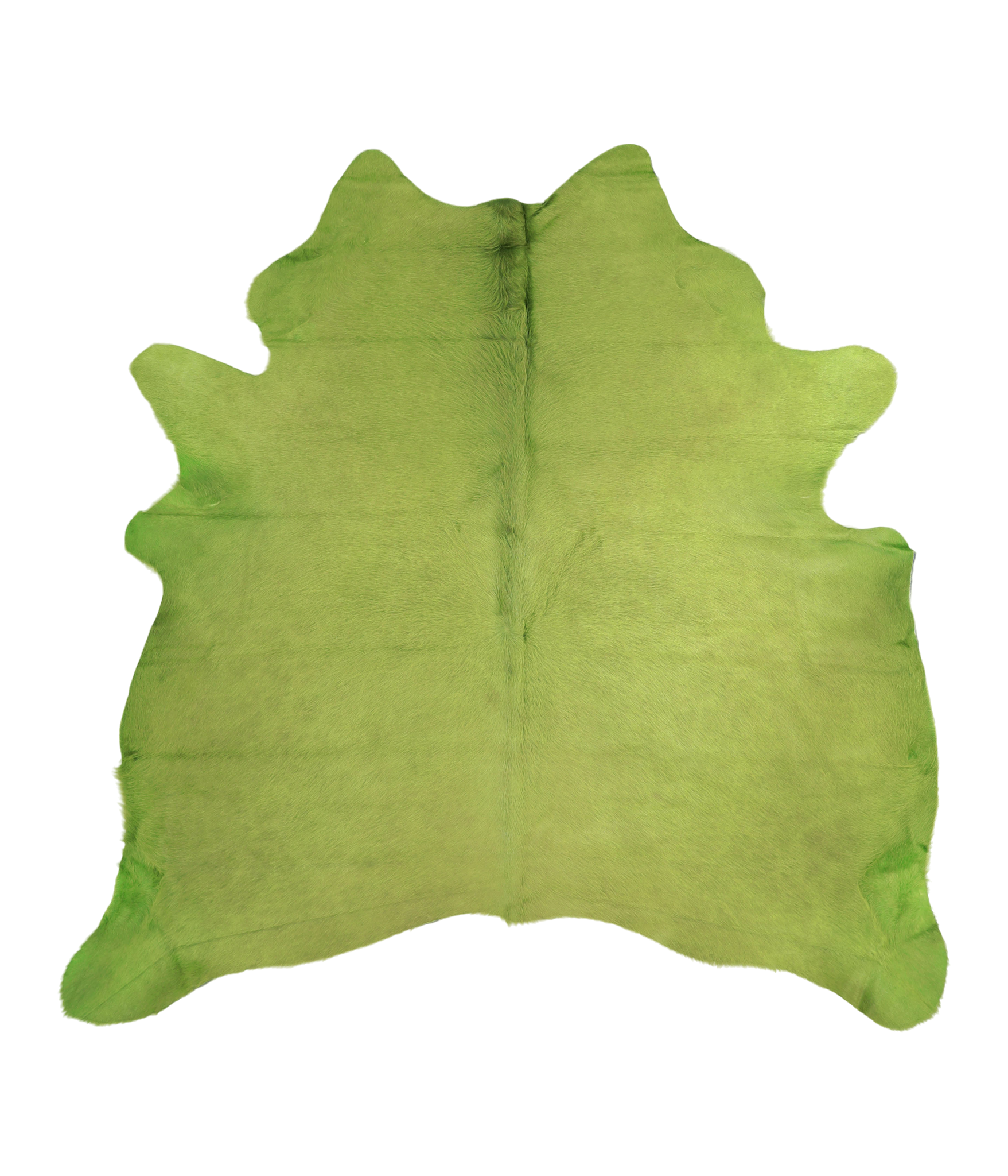 Dyed Lime Green Cowhide Rug #A20165