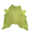 Dyed Lime Green X-Large Brazilian Cowhide Rug 6'5