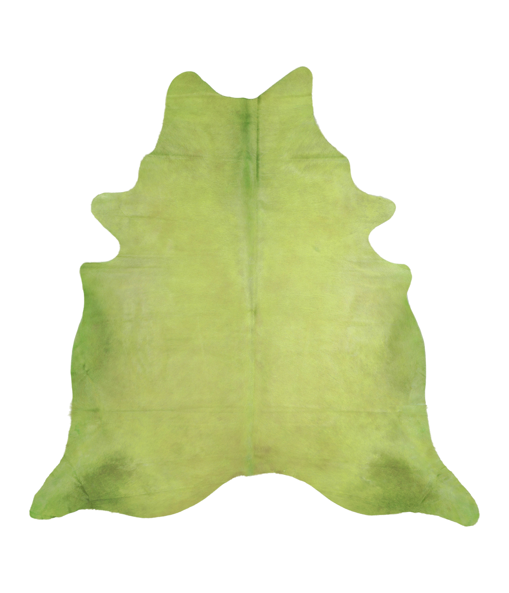 Dyed Lime Green Cowhide Rug #A20167