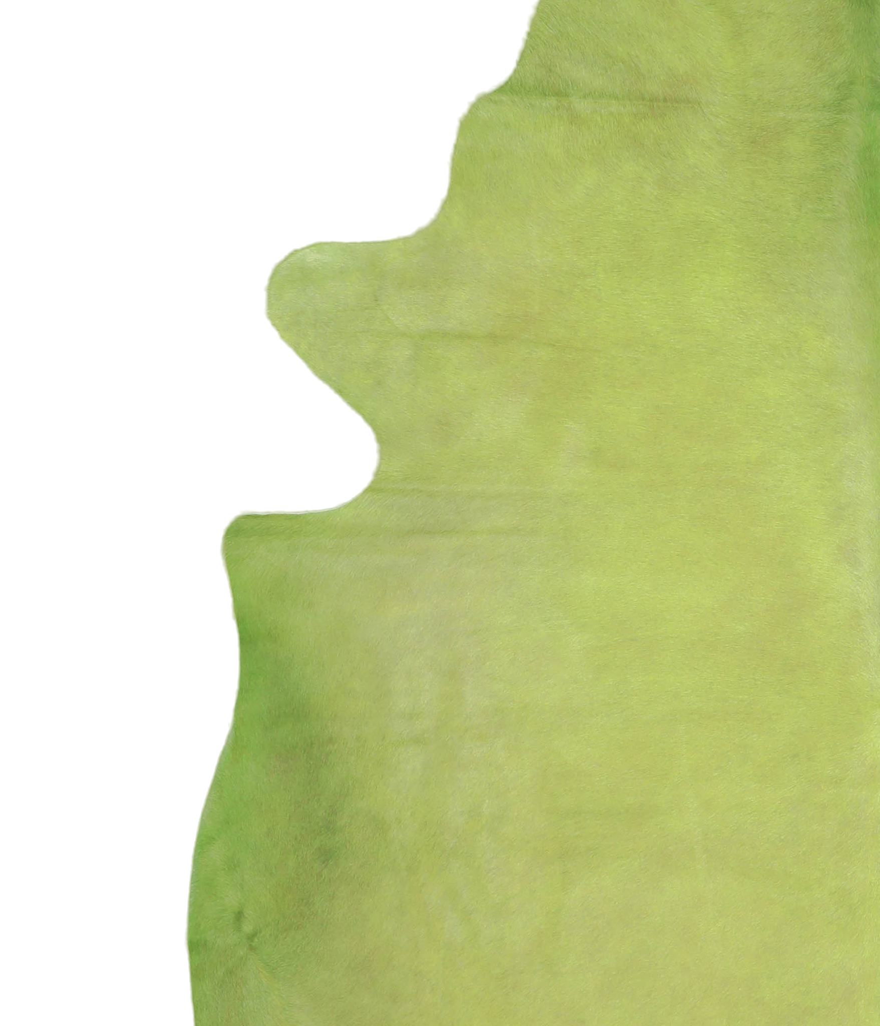 Dyed Lime Green Cowhide Rug #A20167