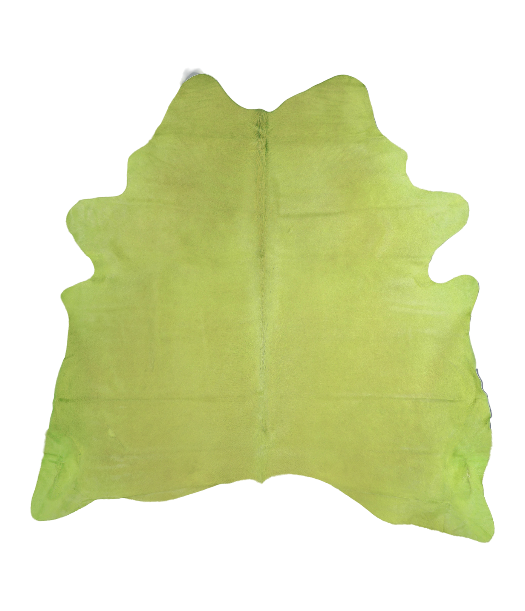 Dyed Lime Green Cowhide Rug #A20168