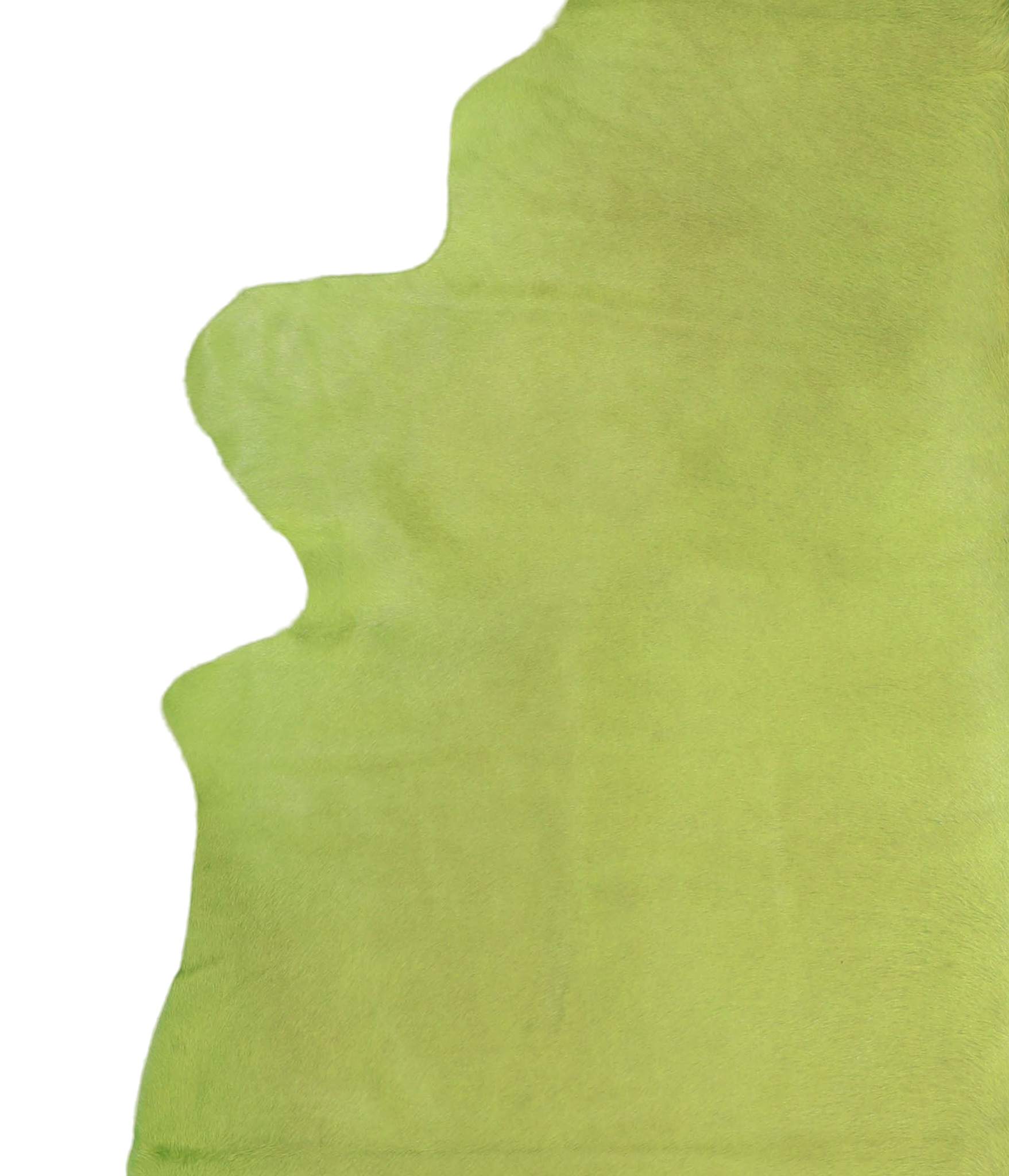 Dyed Lime Green Cowhide Rug #A20168