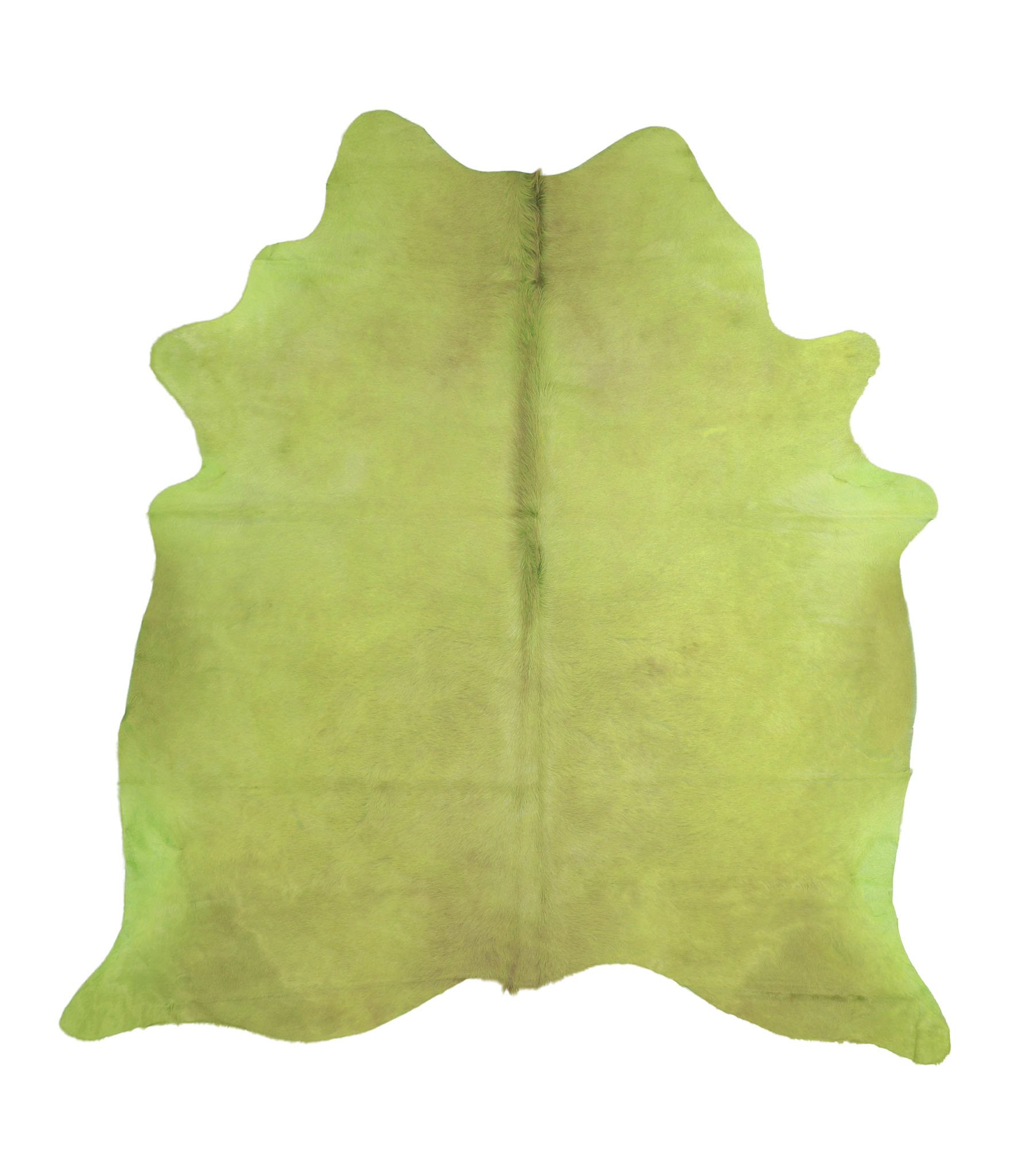 Dyed Lime Green Cowhide Rug #A20169