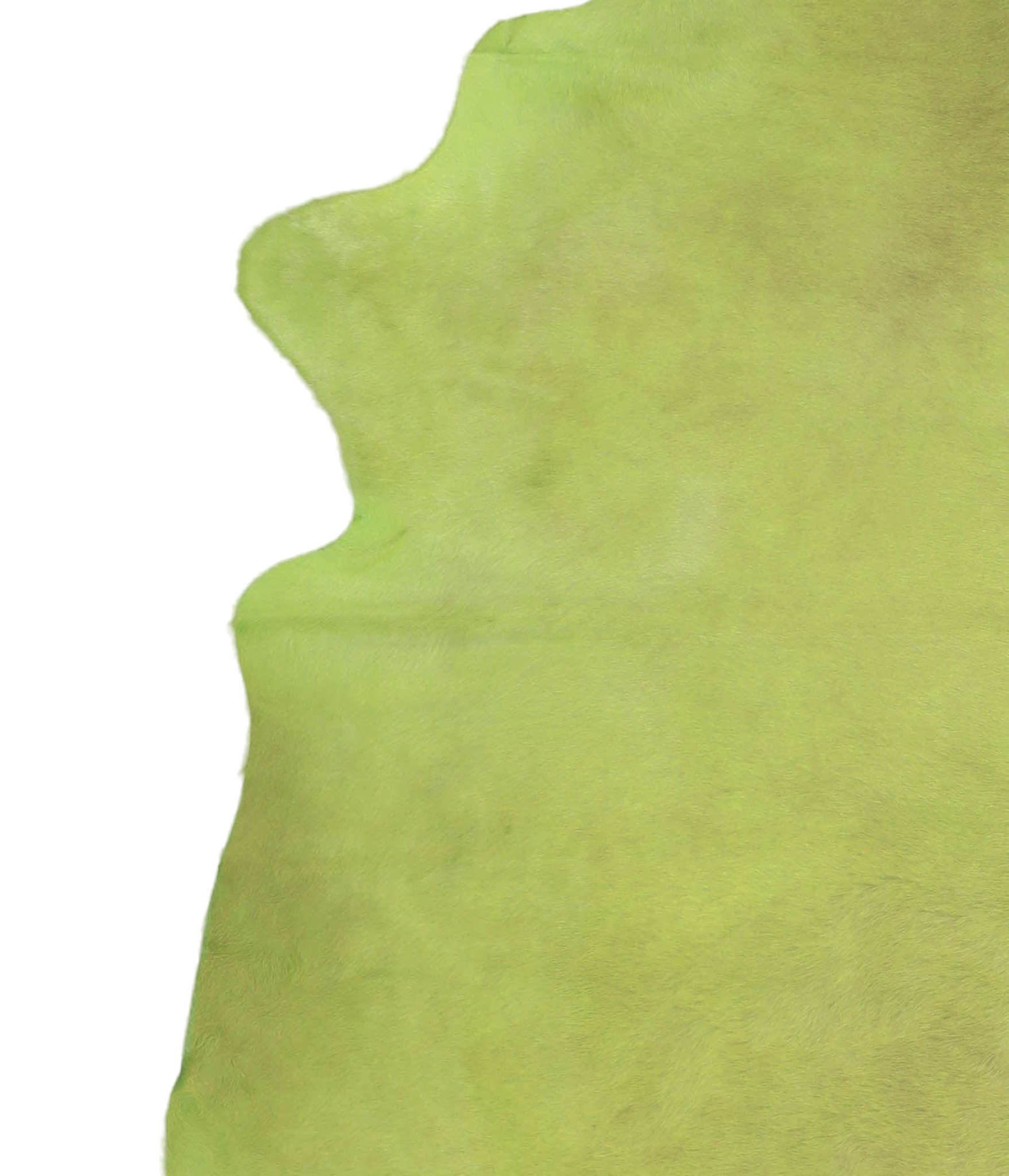 Dyed Lime Green Cowhide Rug #A20169