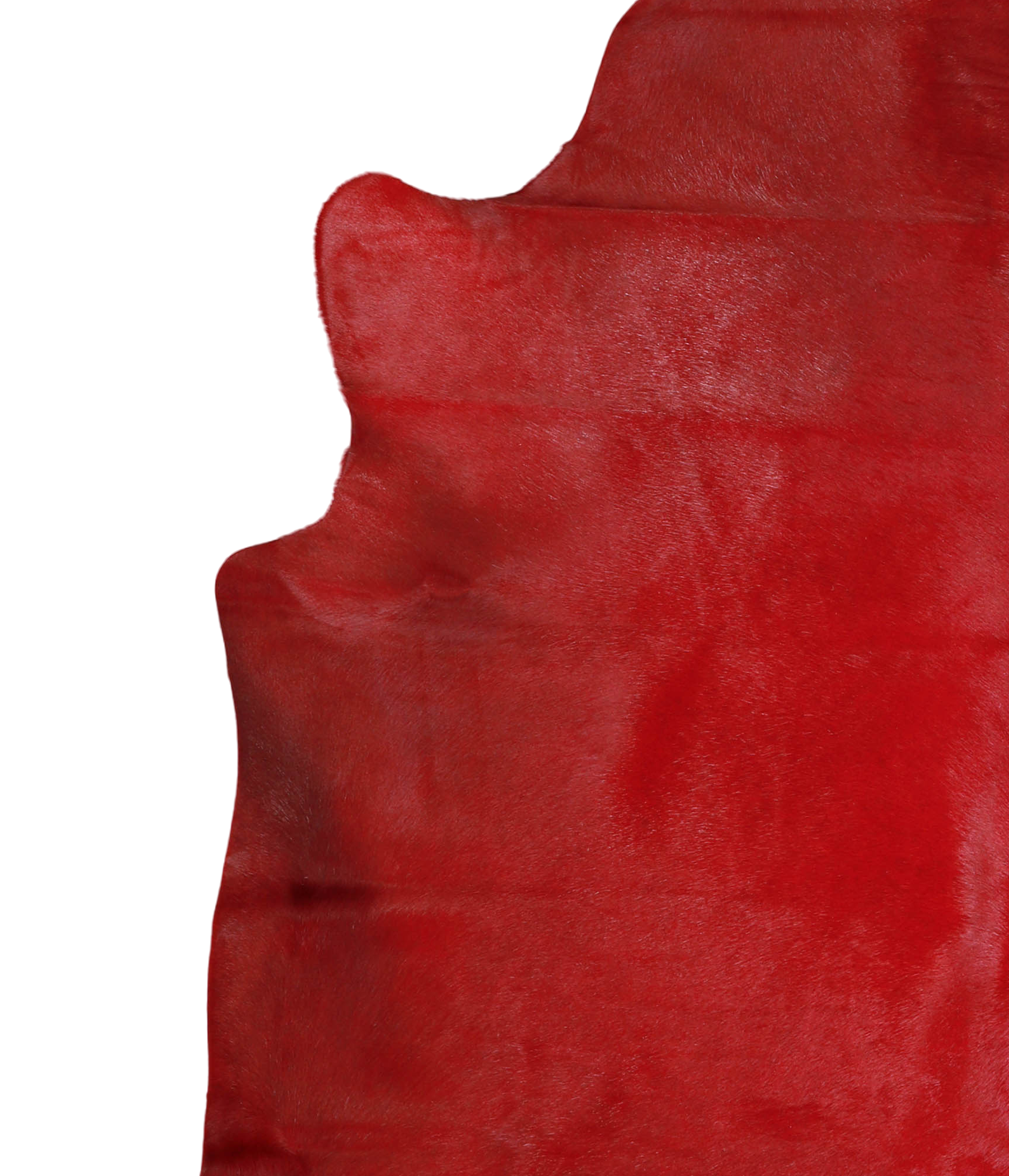 Dyed Dark Red Cowhide Rug #A20190