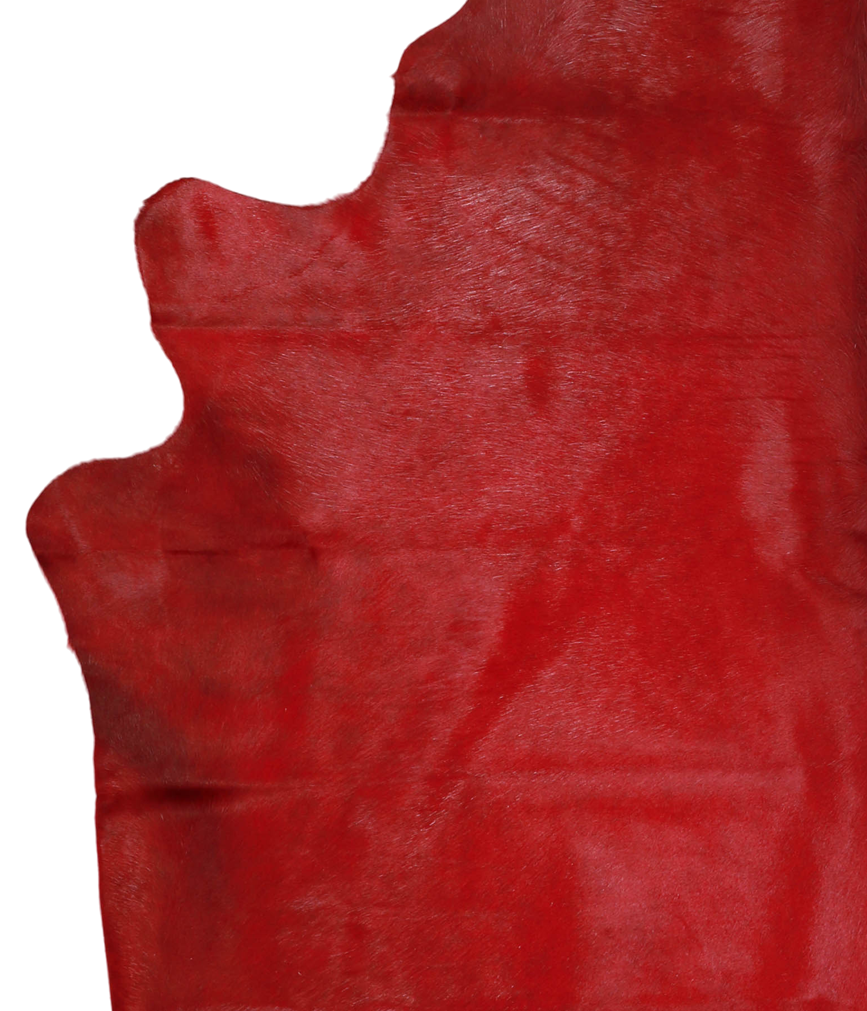 Dyed Dark Red Cowhide Rug #A20191