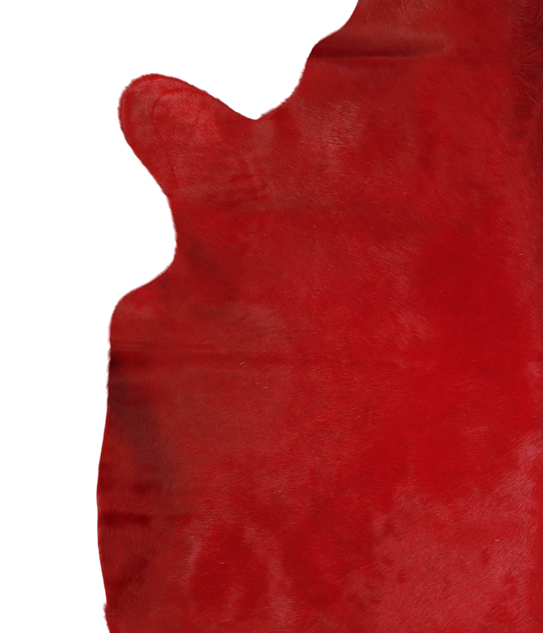 Dyed Dark Red Cowhide Rug #A20194