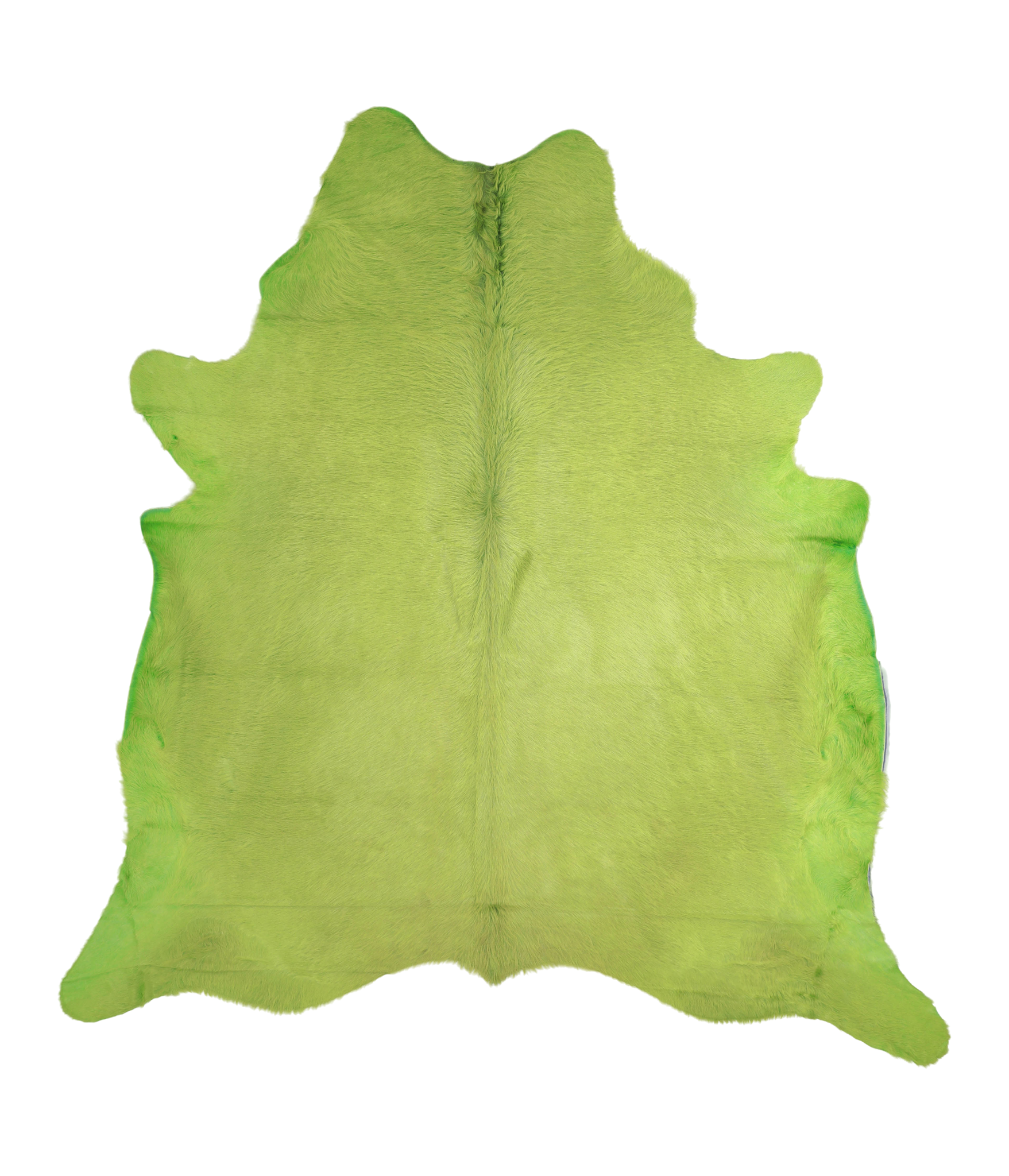 Dyed Lime Green Cowhide Rug #A20371