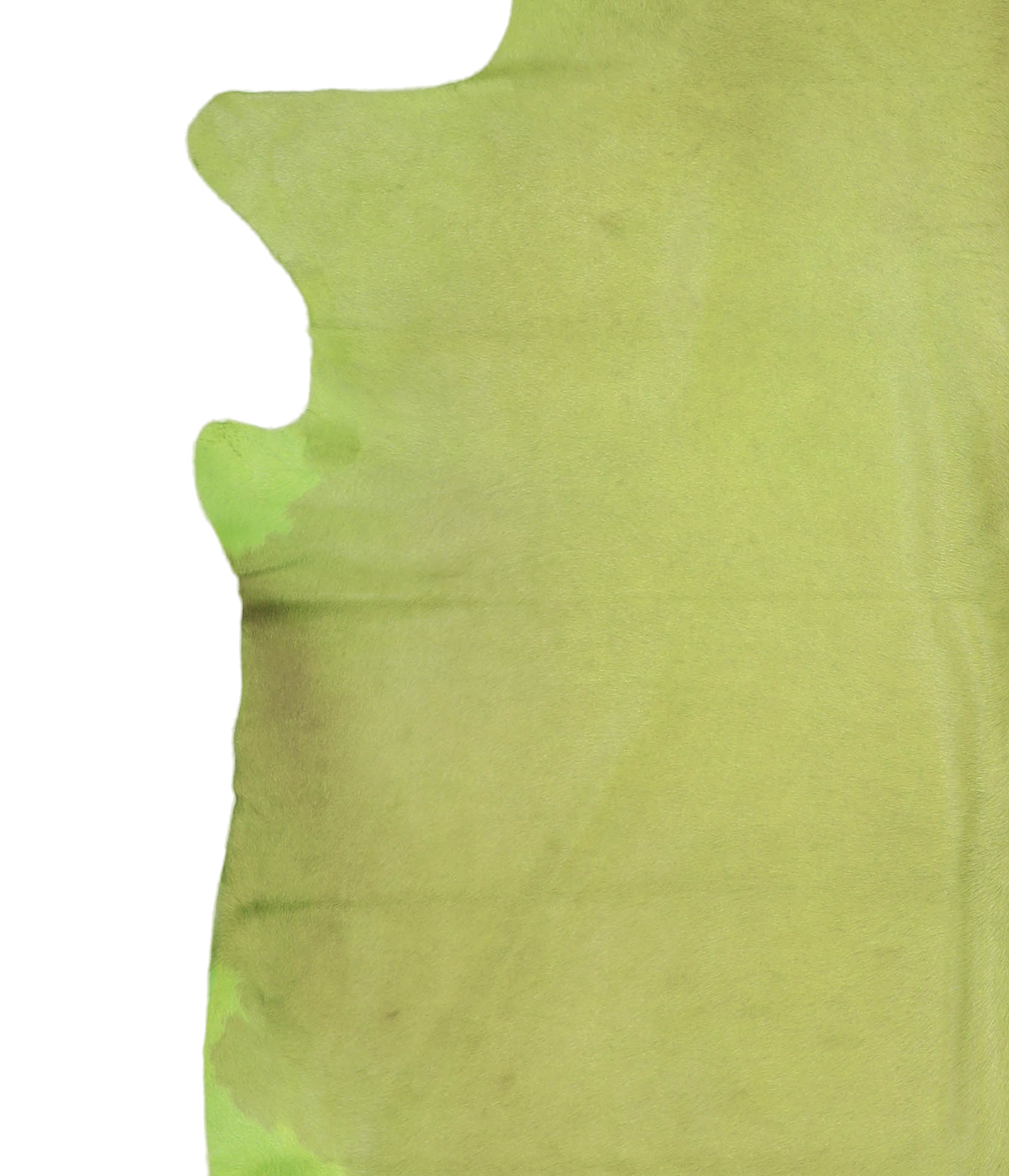 Dyed Lime Green Cowhide Rug #A20372