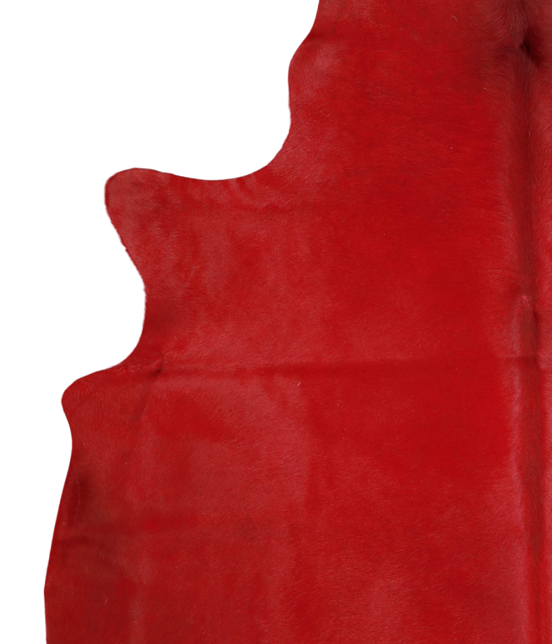 Dyed Dark Red Cowhide Rug #A20418