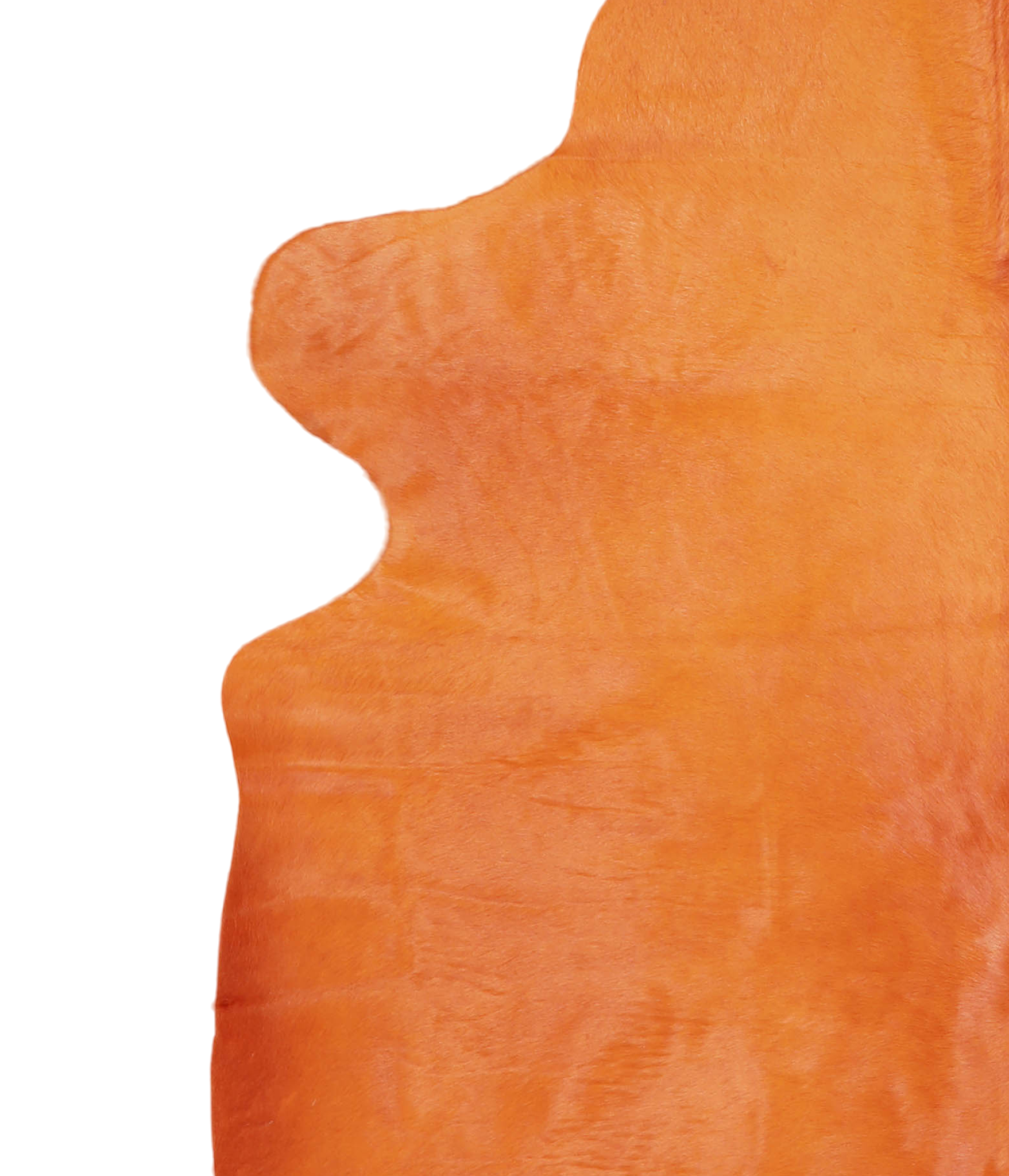 Dyed Orange Cowhide Rug #A20480