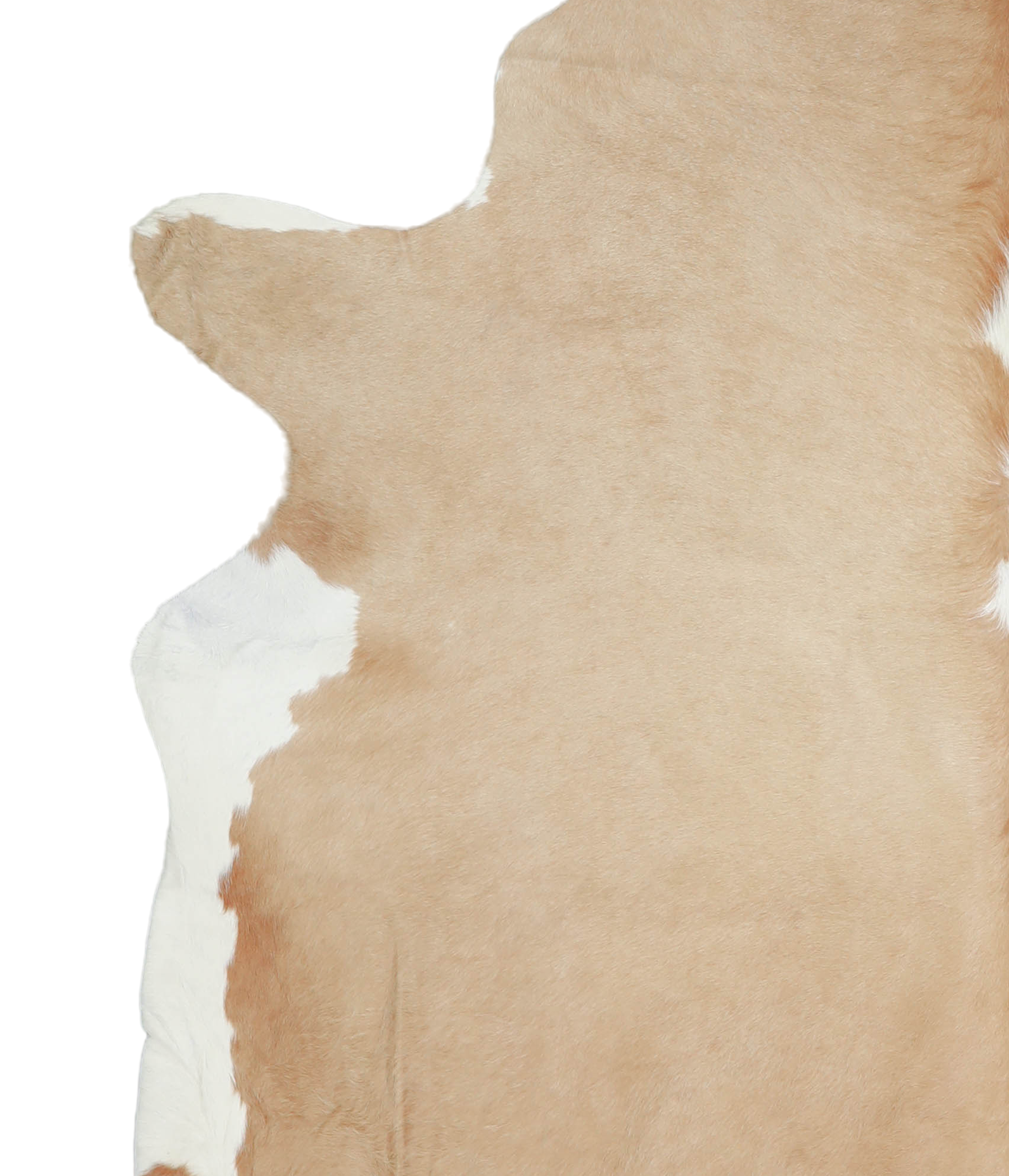 Beige and White Cowhide Rug #A20620