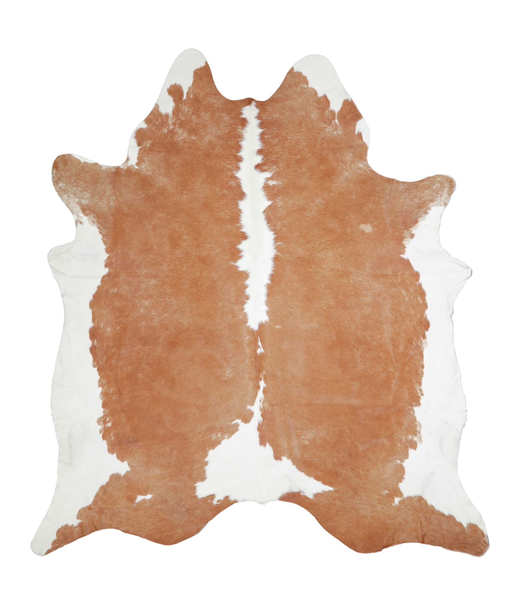 Beige and White Cowhide Rug #A20622