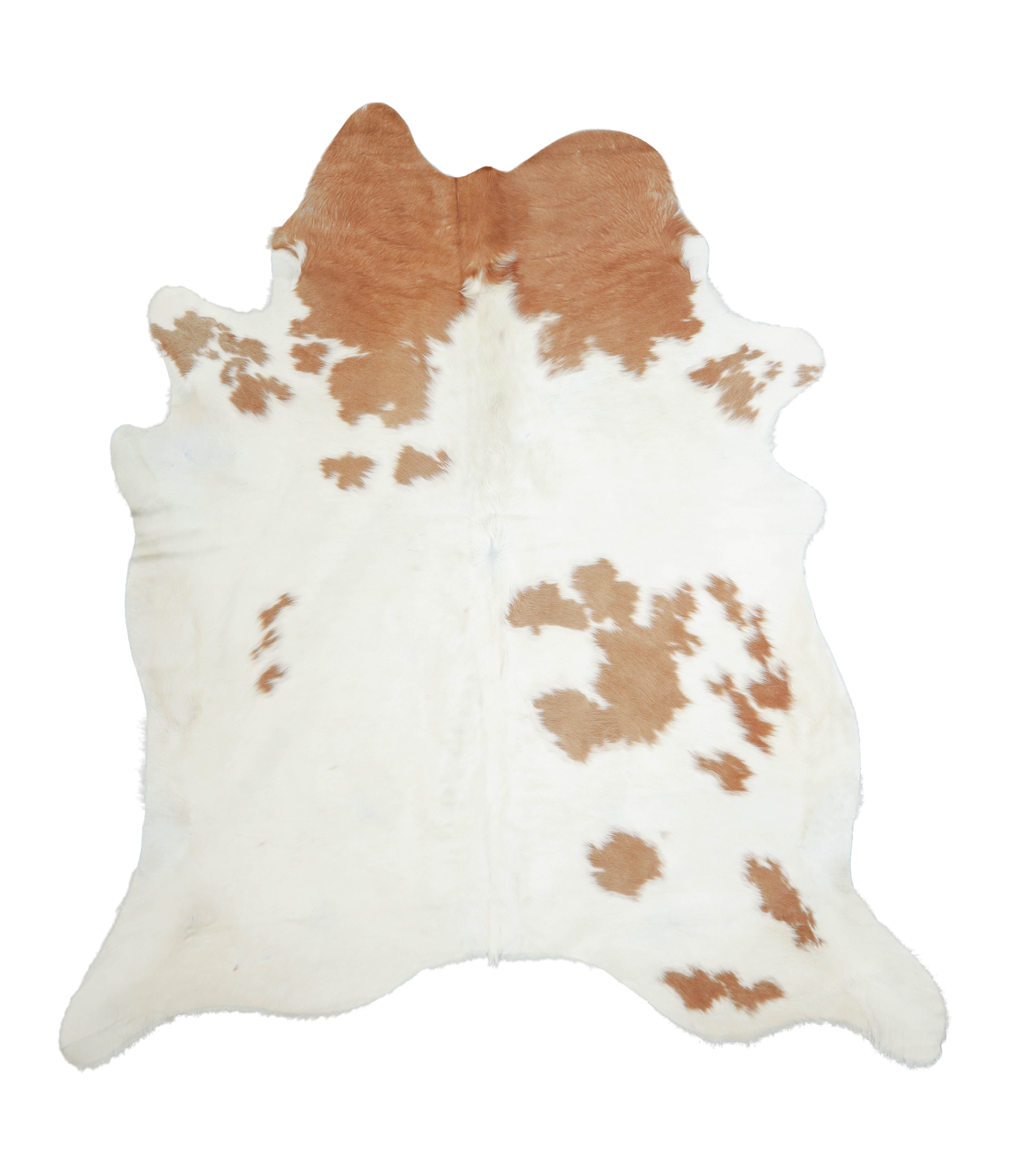 Beige and White Cowhide Rug #A20660