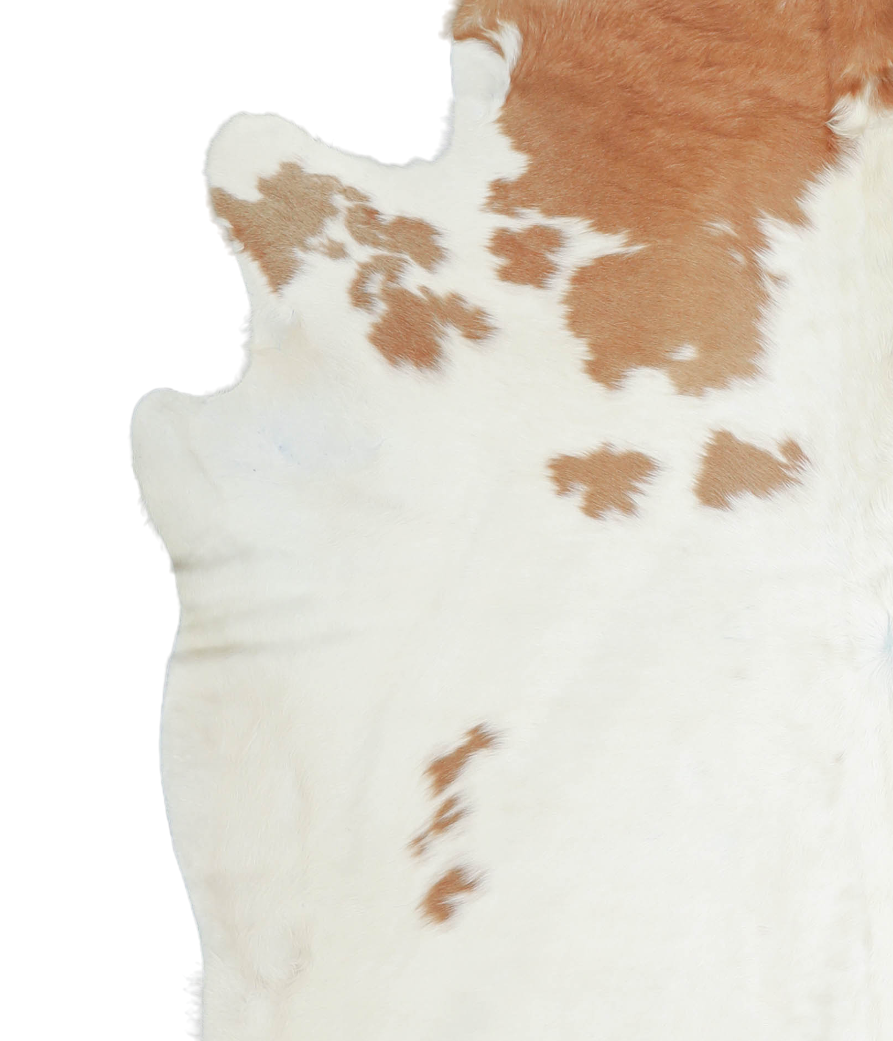 Beige and White Cowhide Rug #A20660