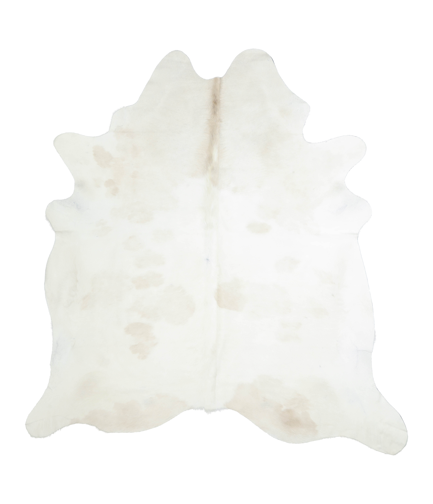 Beige and White Cowhide Rug #A20664