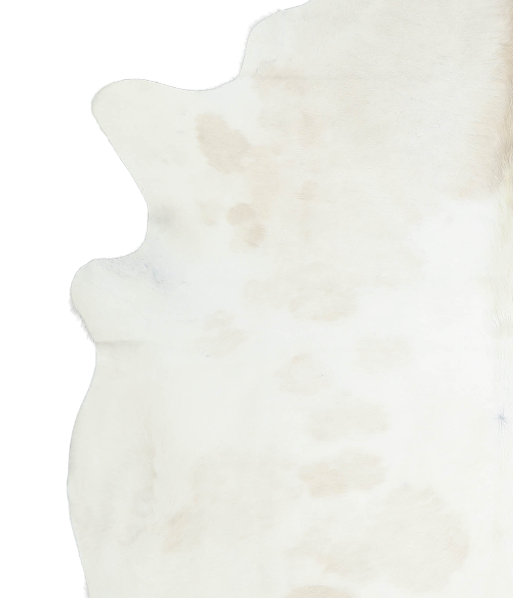 Beige and White Cowhide Rug #A20664