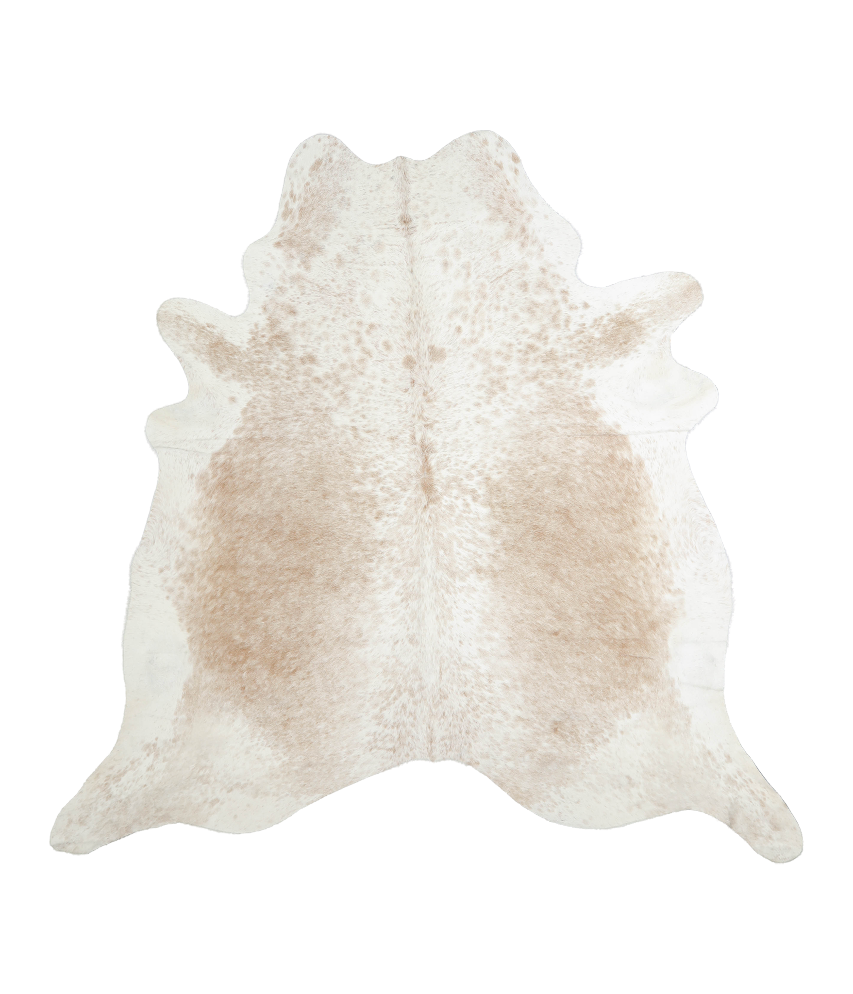 Beige and White Cowhide Rug #A20668