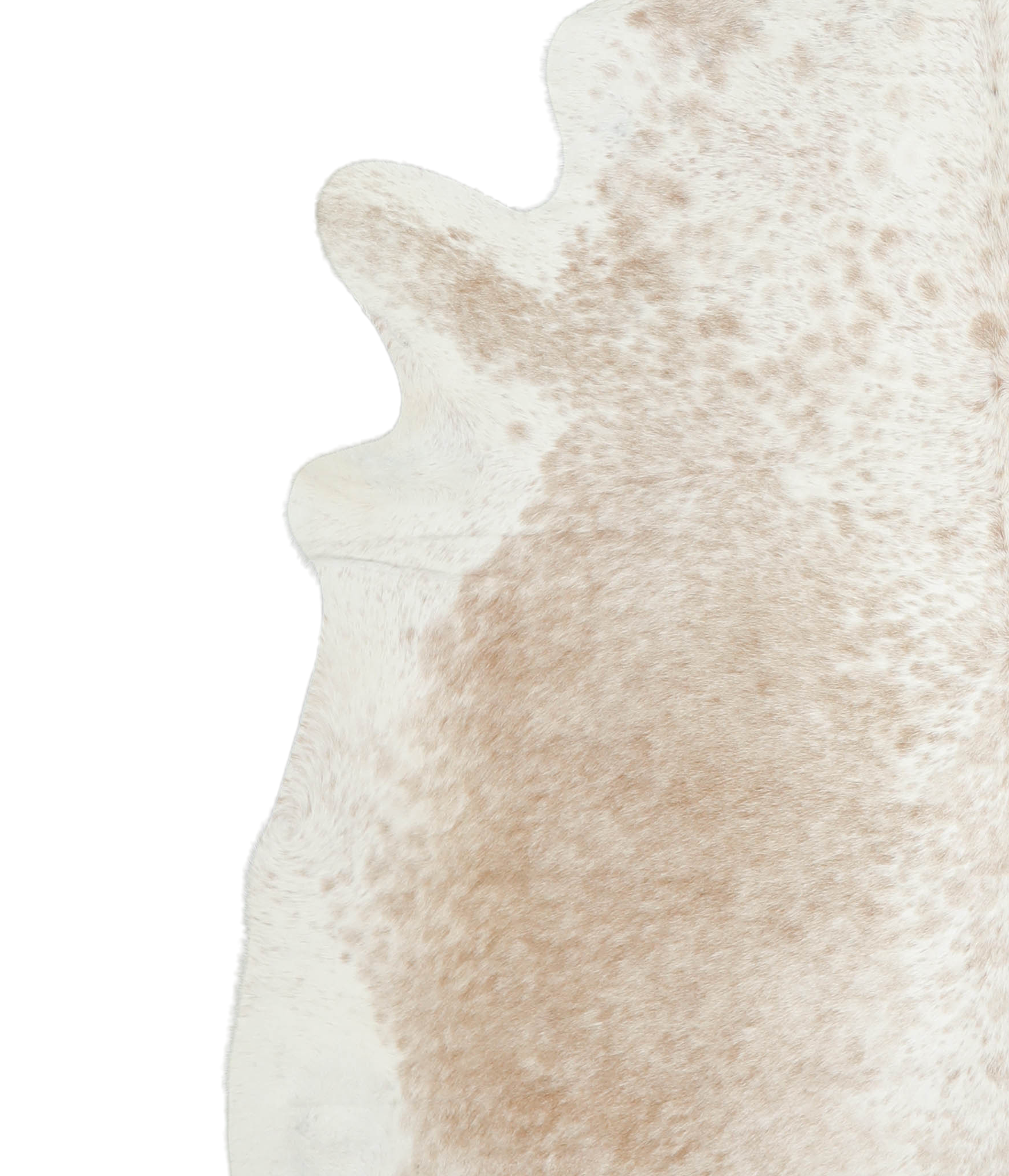 Beige and White Cowhide Rug #A20668