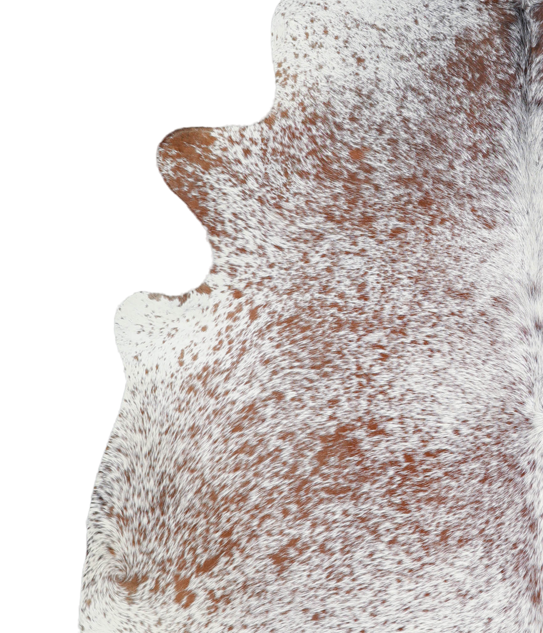 Salt and Pepper Brown Cowhide Rug #A20756