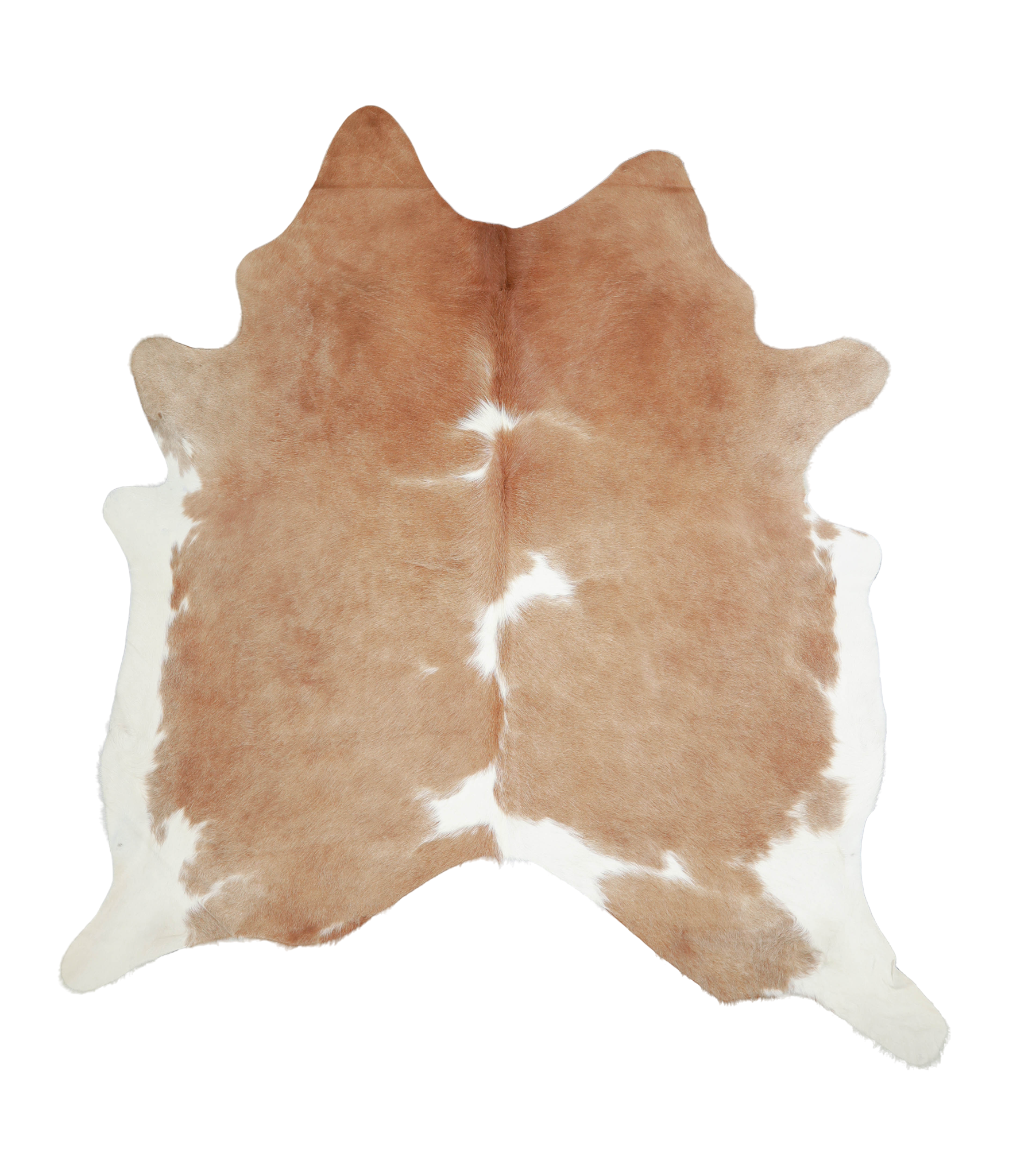 Beige and White Cowhide Rug #A20759