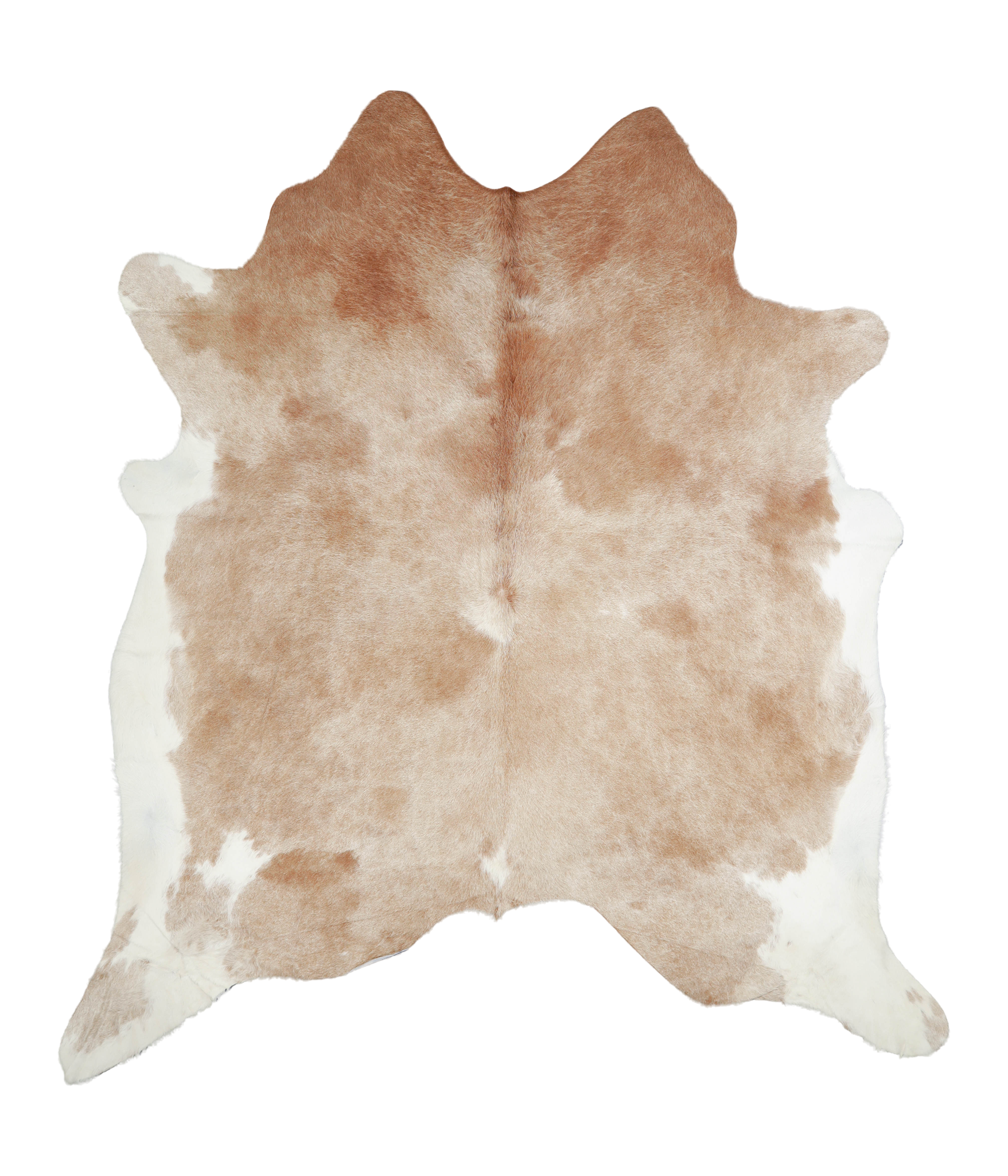 Beige and White Cowhide Rug #A20762