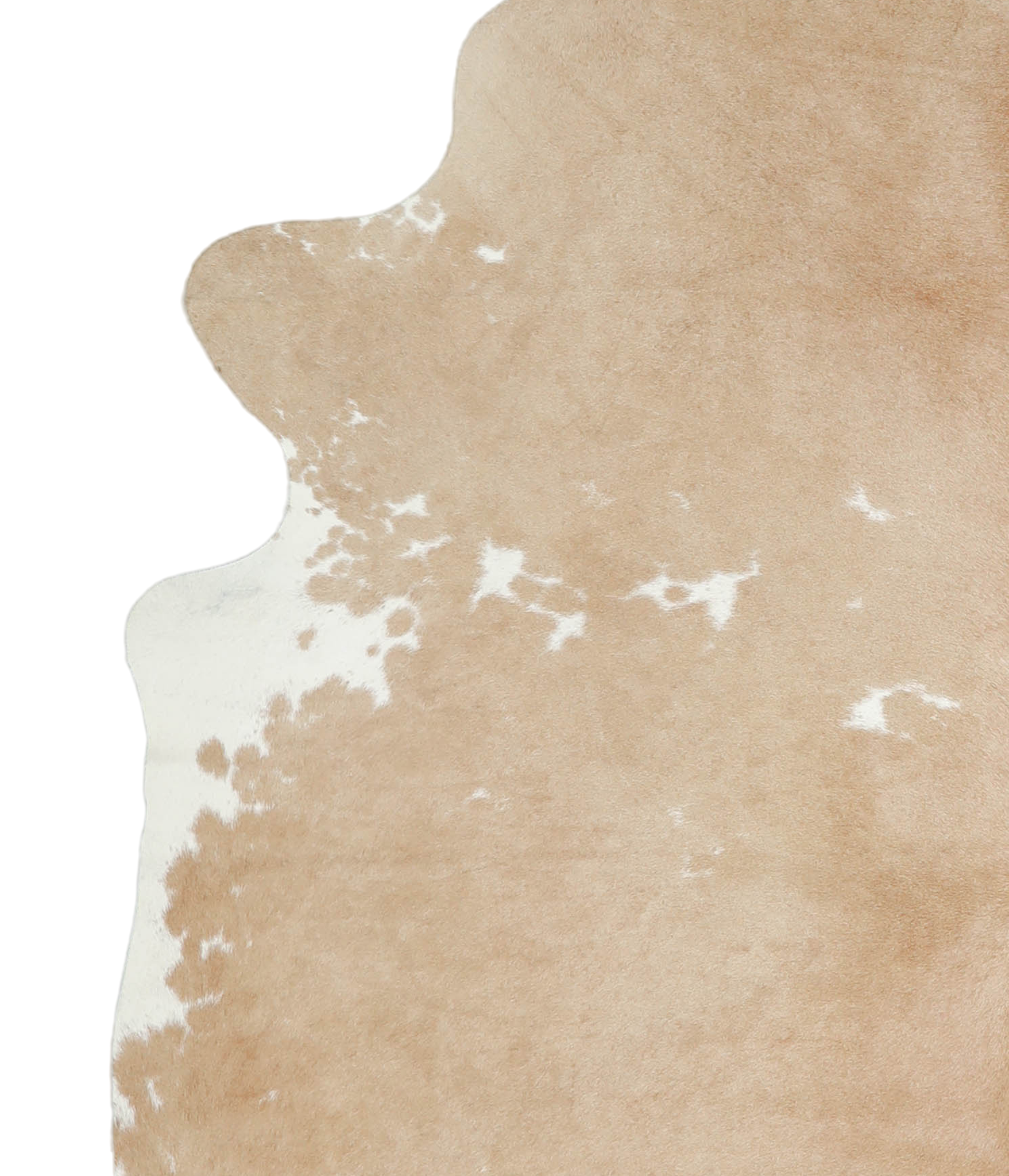 Beige and White Cowhide Rug #A20771