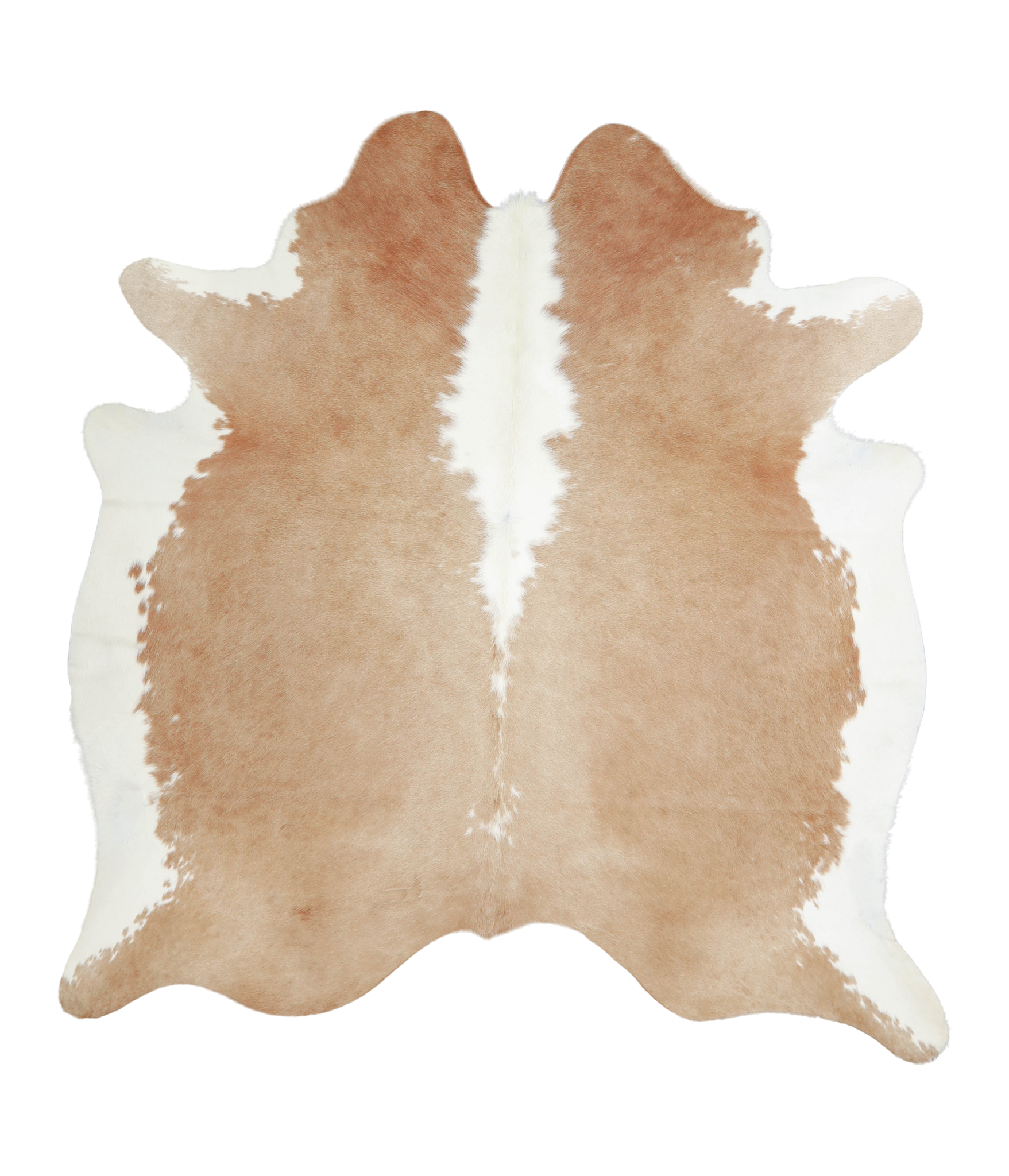 Beige and White Cowhide Rug #A20802