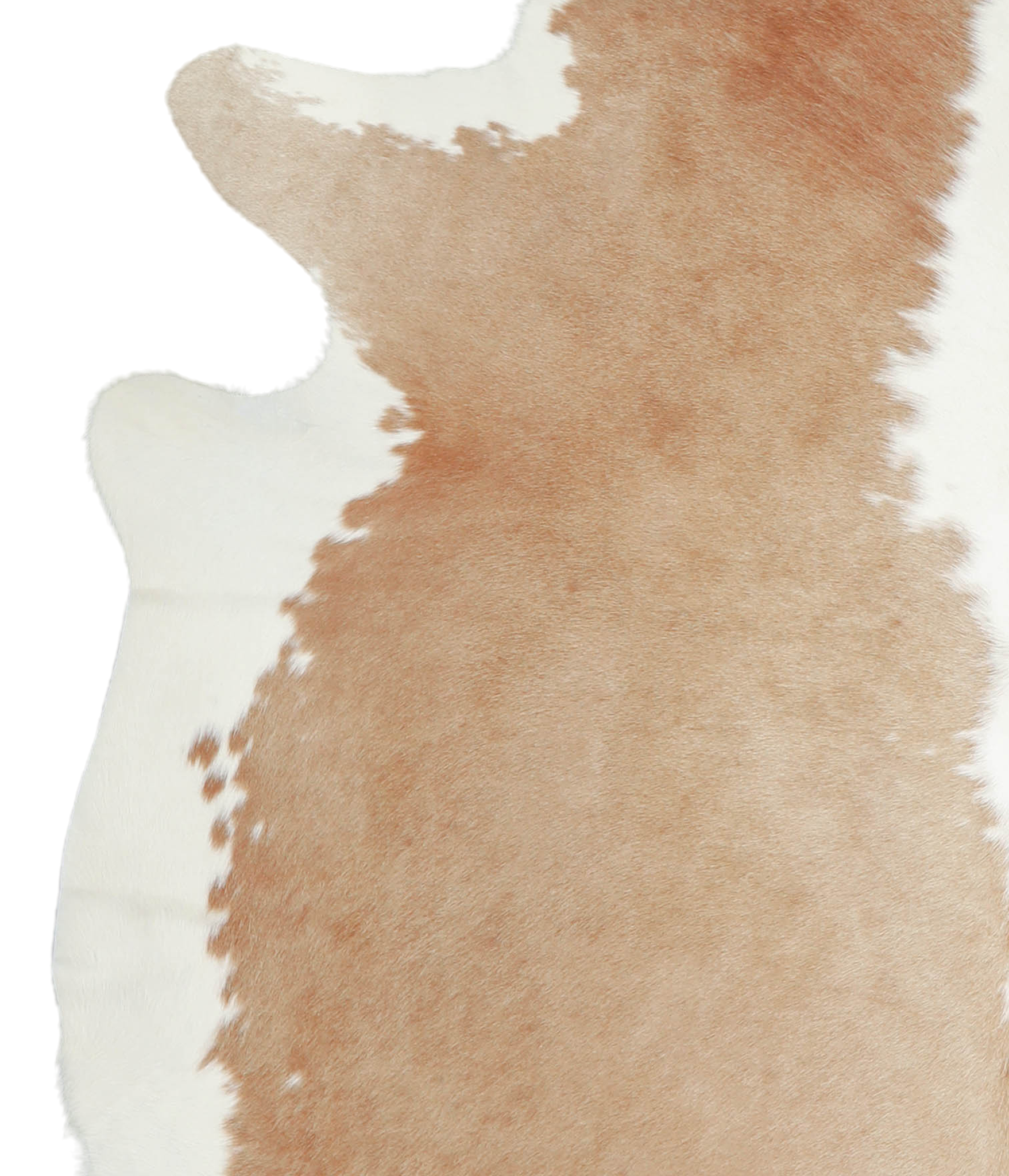 Beige and White Cowhide Rug #A20802