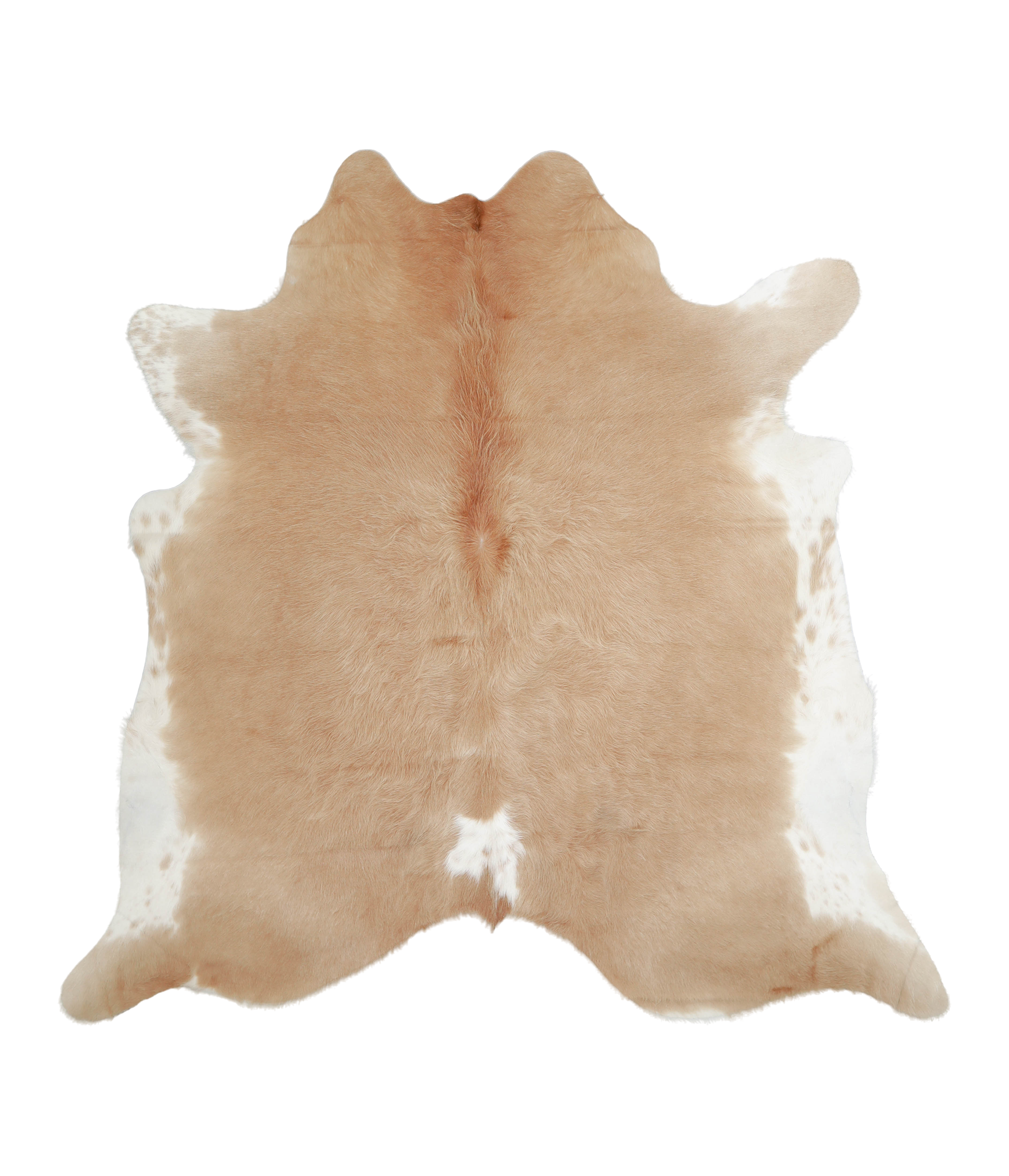 Beige and White Cowhide Rug #A20807