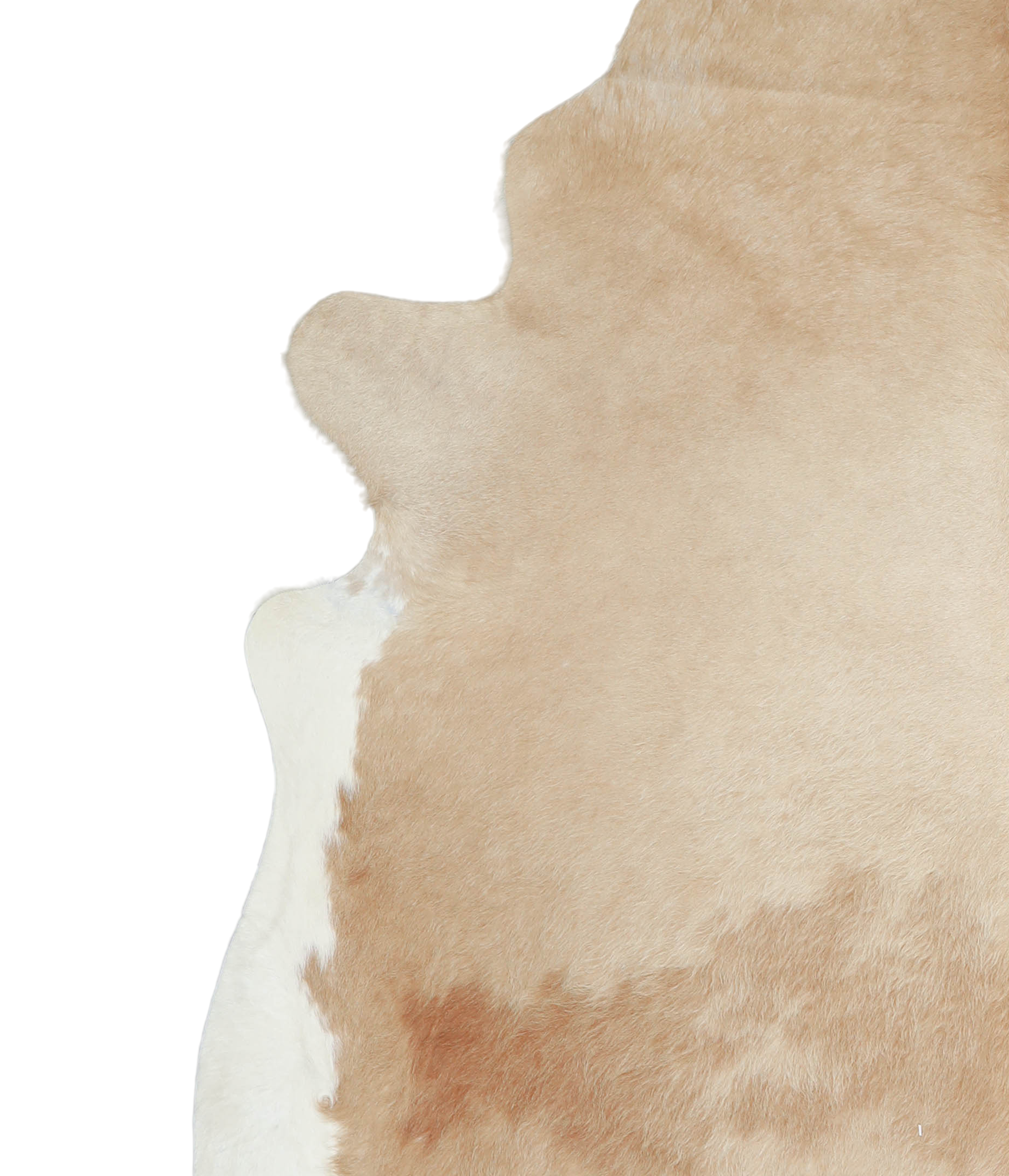 Beige and White Cowhide Rug #A20891