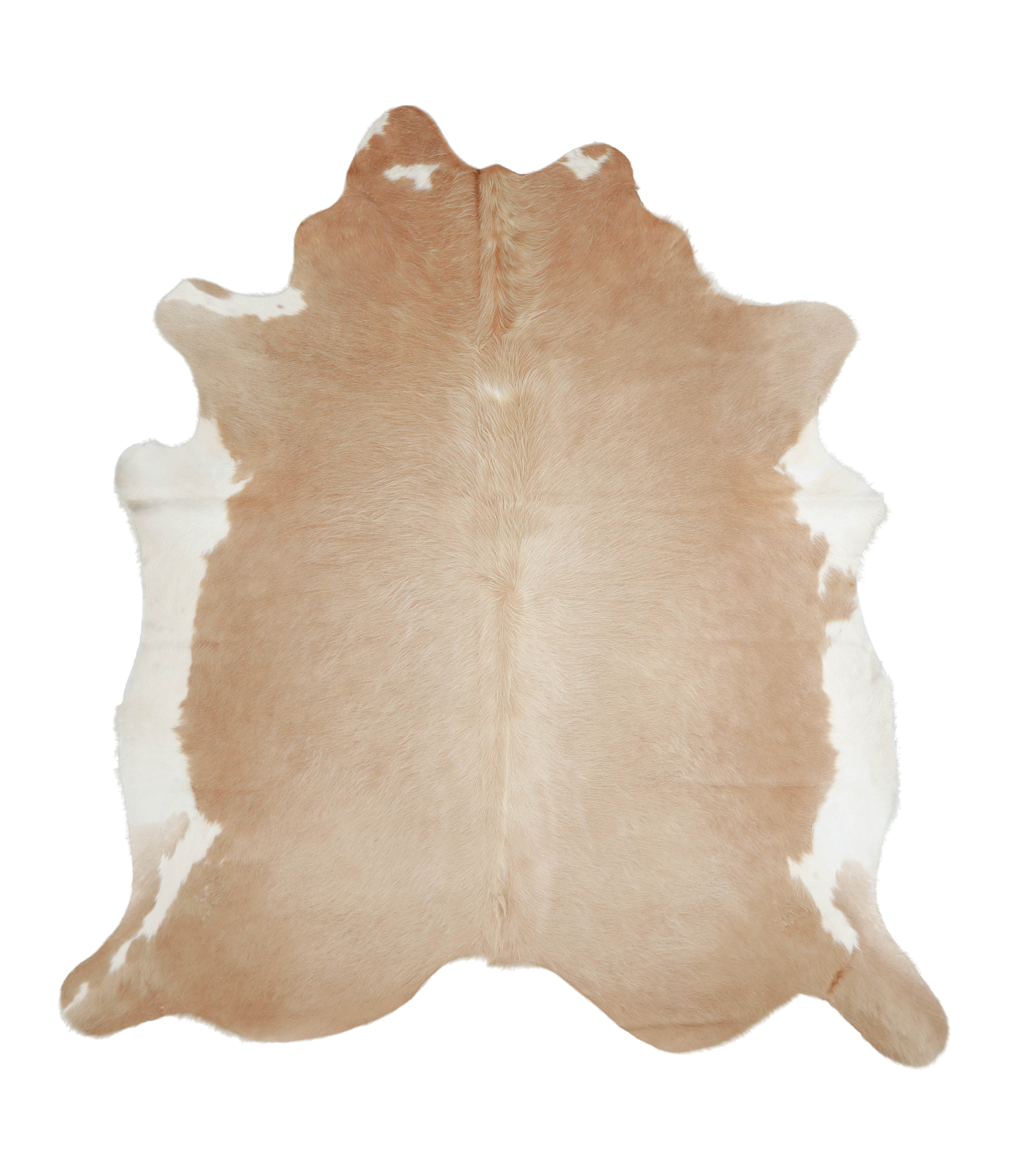 Beige and White Cowhide Rug #A20901