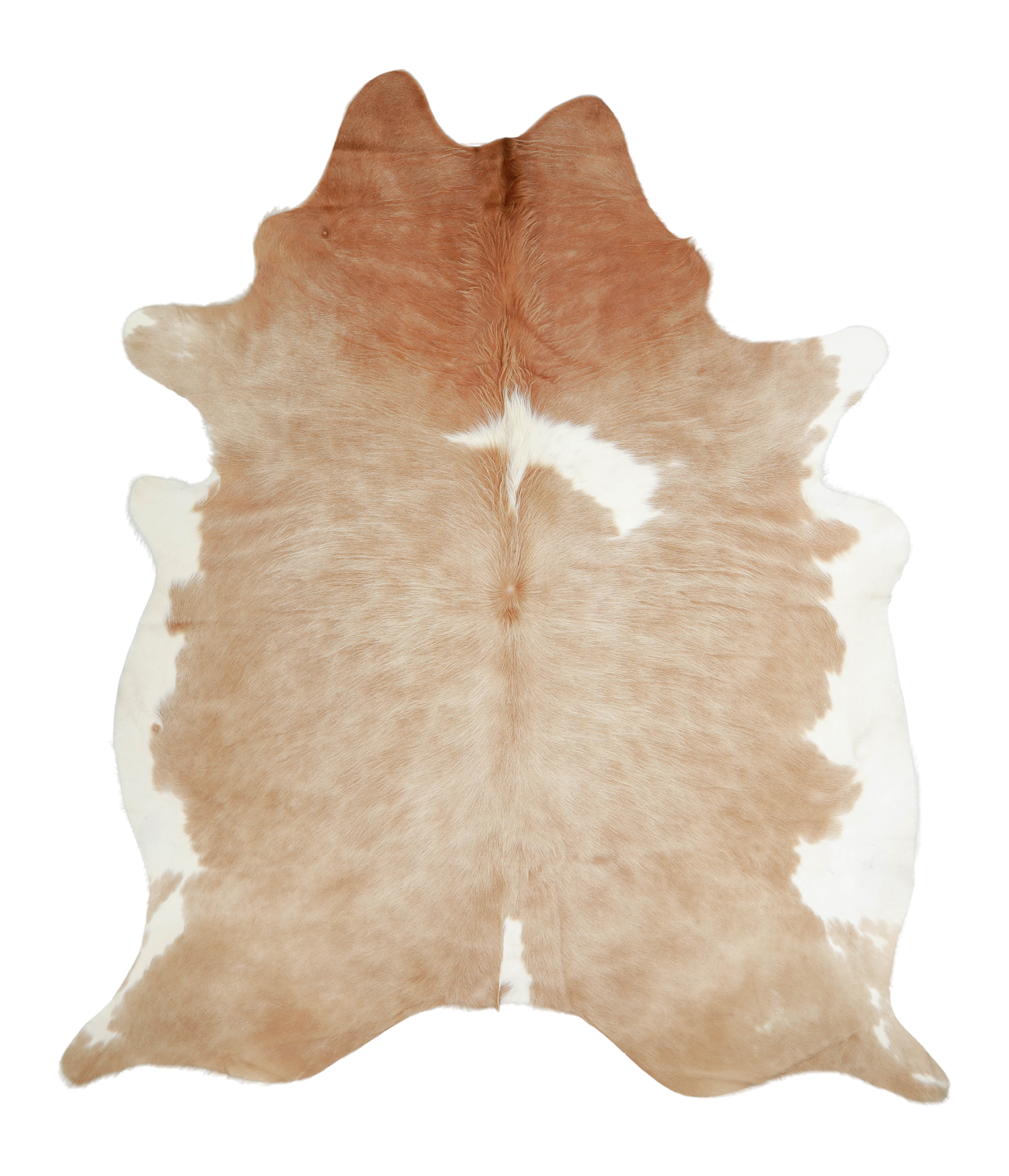 Beige and White Cowhide Rug #A20913