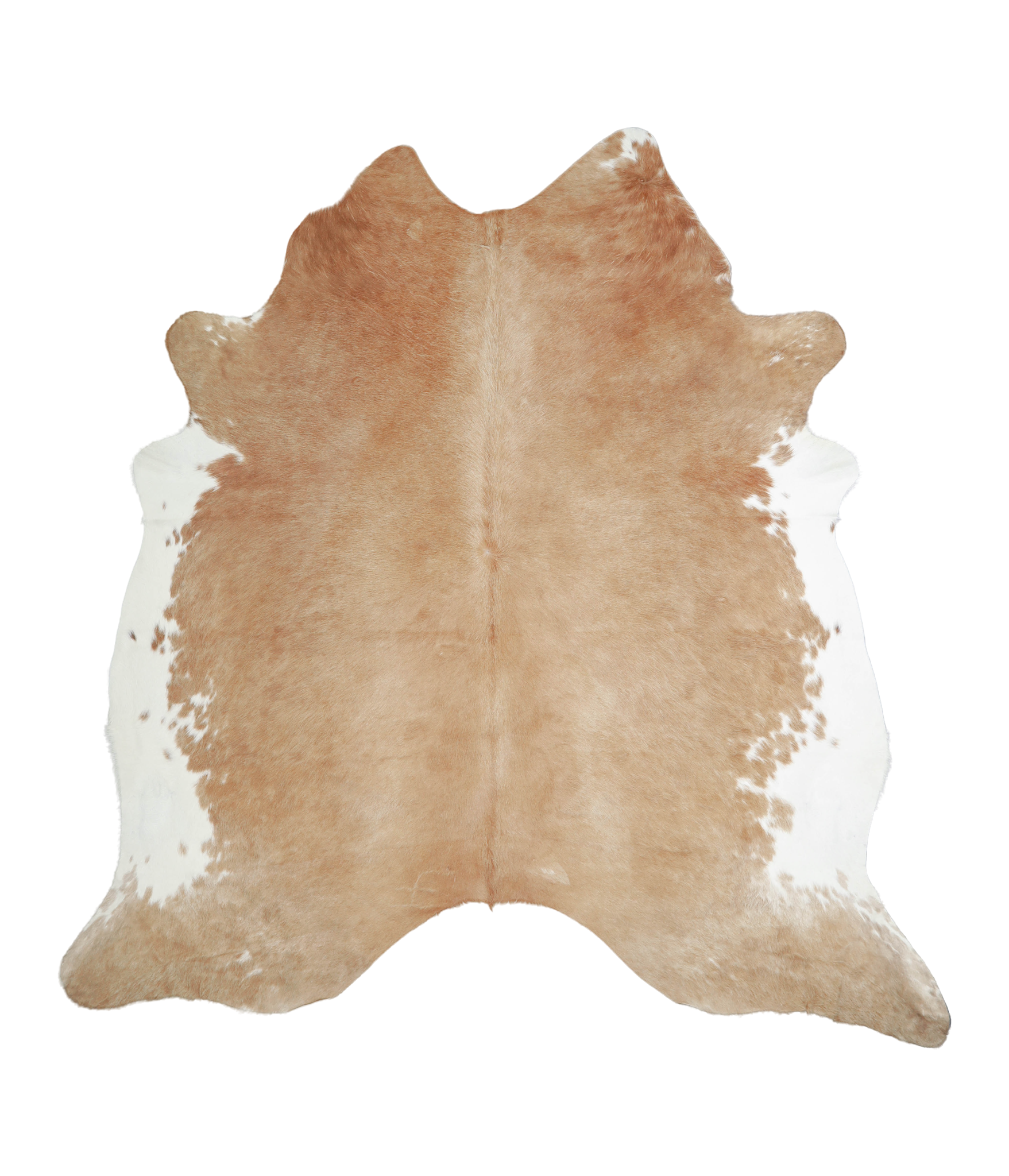 Beige and White Cowhide Rug #A20949