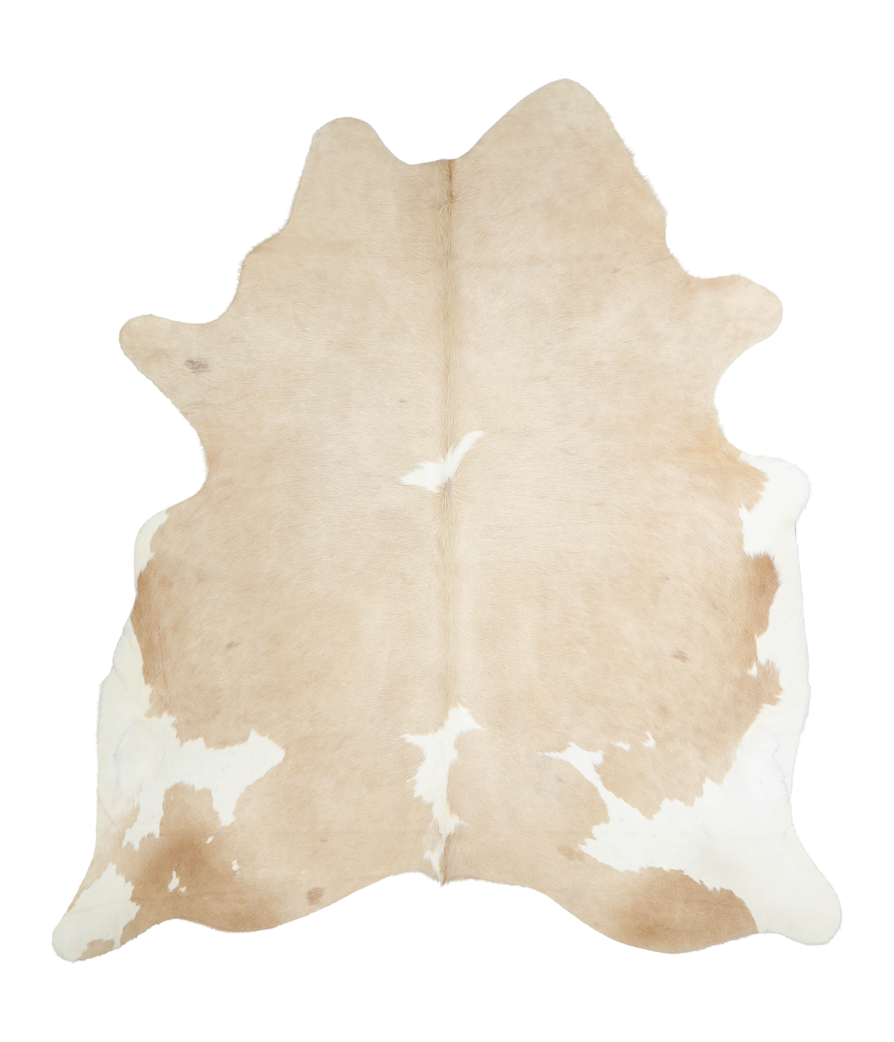 Beige and White Cowhide Rug #A20962