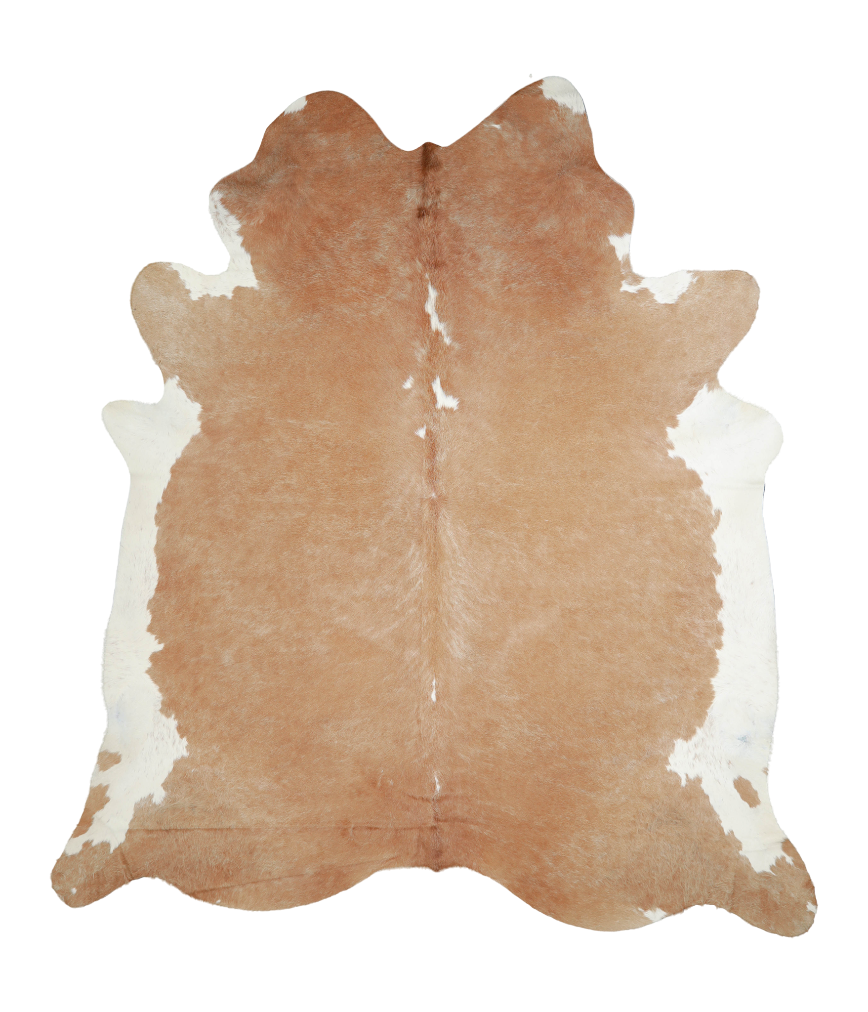 Beige and White Cowhide Rug #A20975